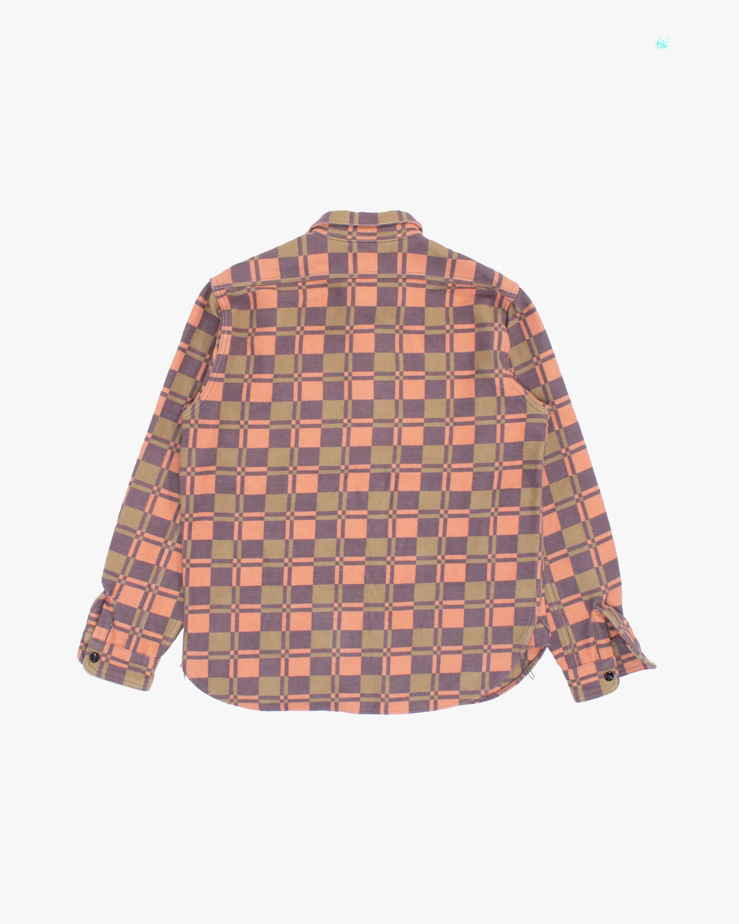 Japanese Repro Jacket, L, Joe McCoy, Checkered Orange, Green, and Grey - Image 2