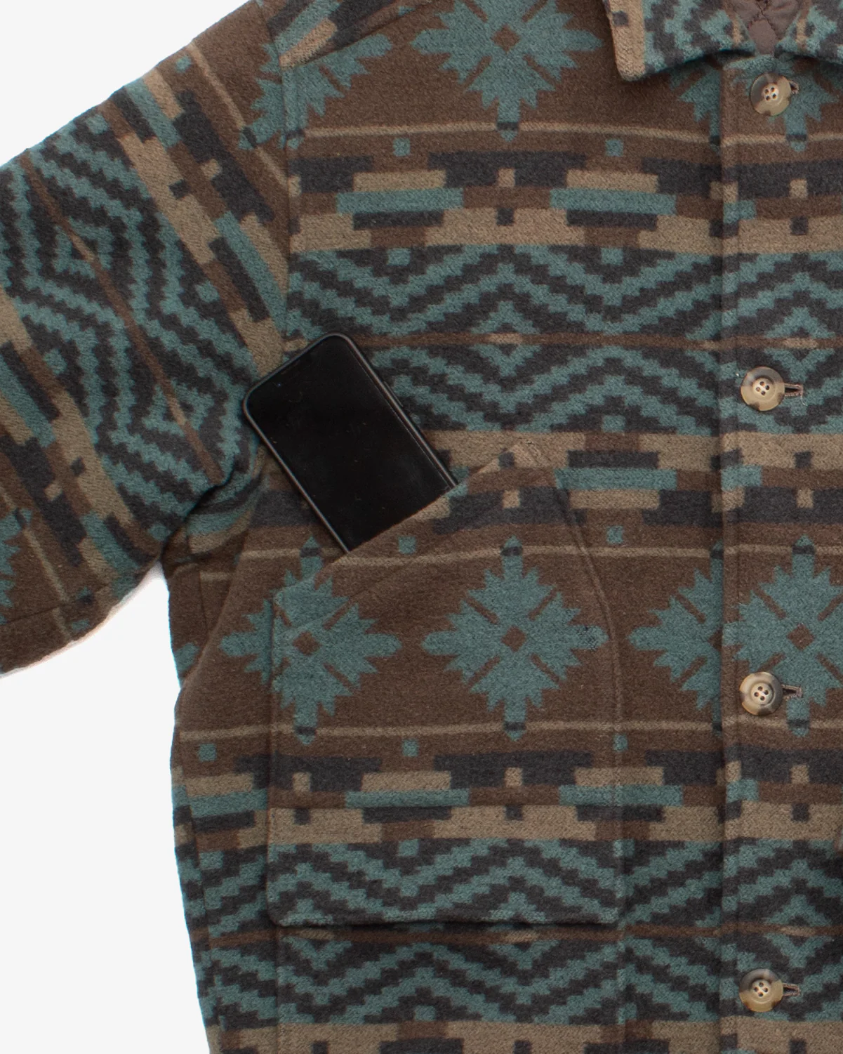 Japanese Repro Jacket, M, Ball Native, Brown Multicolor - Image 3