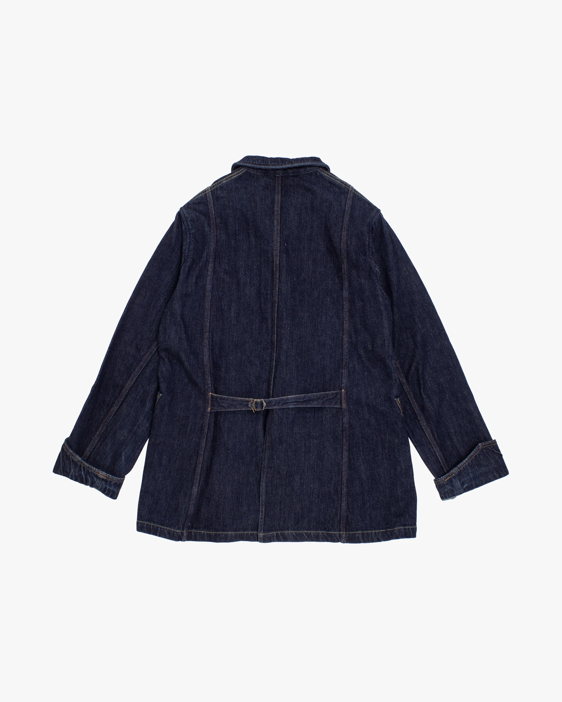 Japanese Repro Denim Jacket, M, Kapital, Dark Wash with Pointed Cuff Detail - Image 4