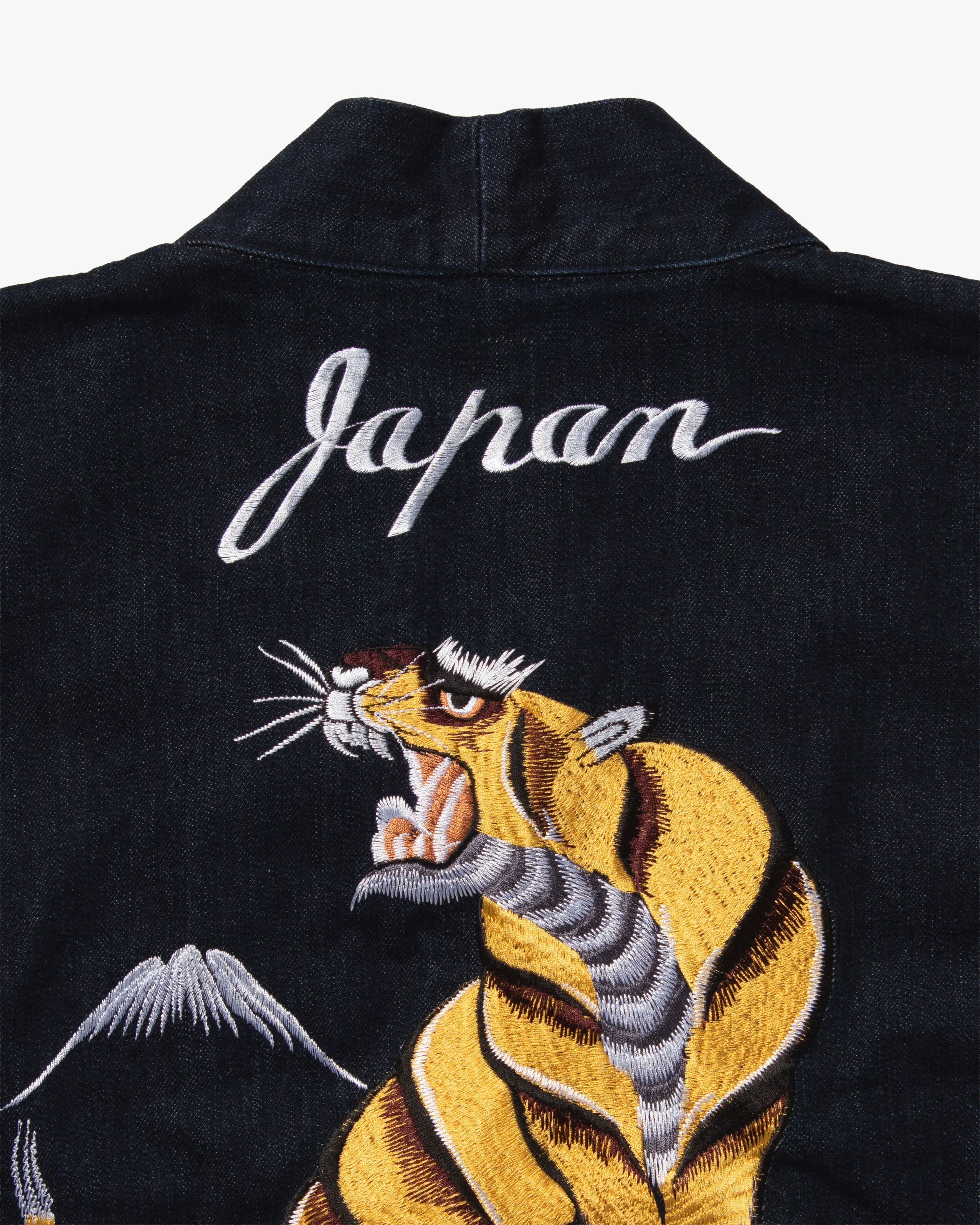 Japanese Repro Noragi, L, Momotaro, Denim Tiger - Image 5