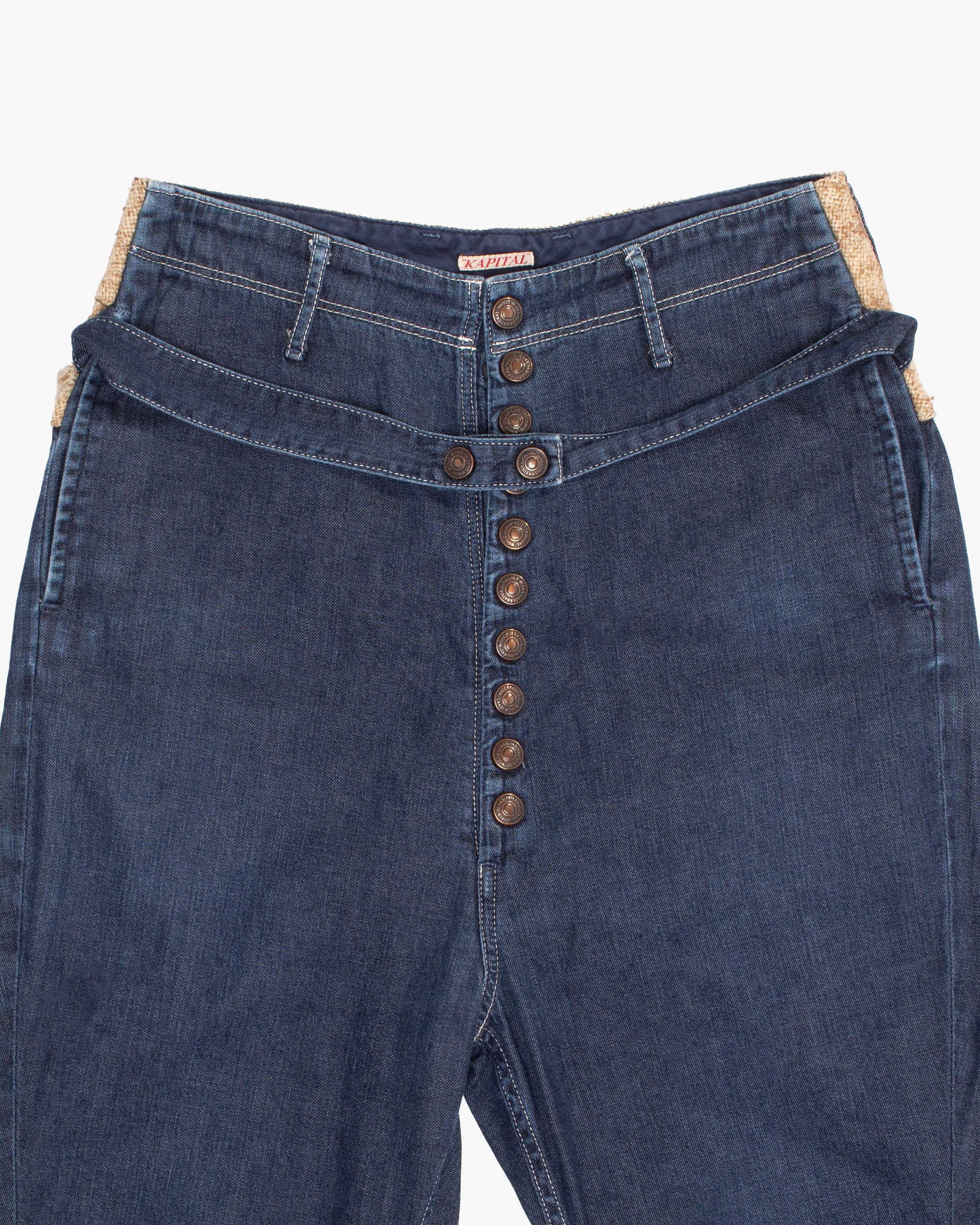 Japanese Repro Pants, 28, Kapital, Dark Blue - Image 2