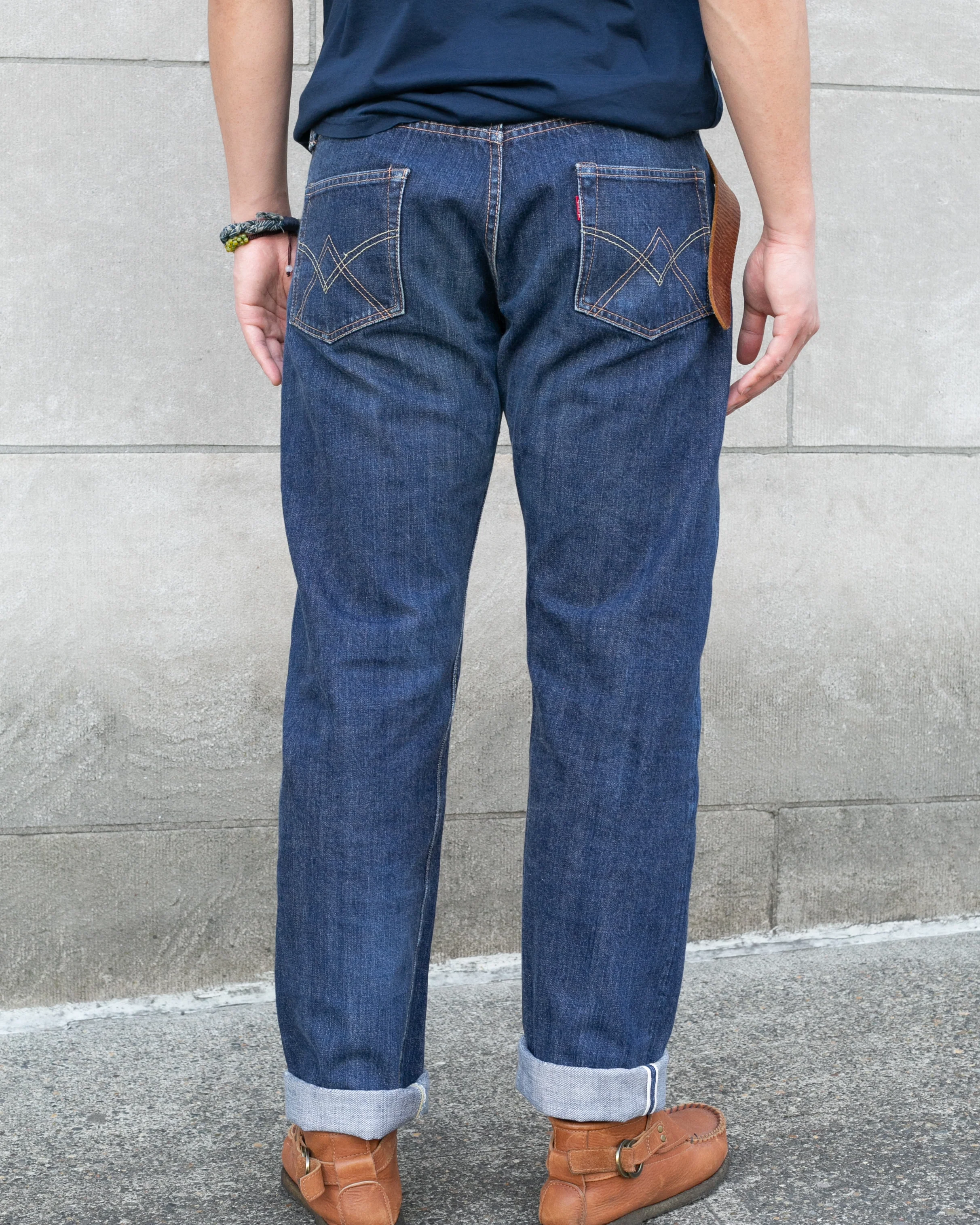 Japanese Repro Selvedge Denim Jeans, Jett Brand - 34" x 33.5" - Image 3