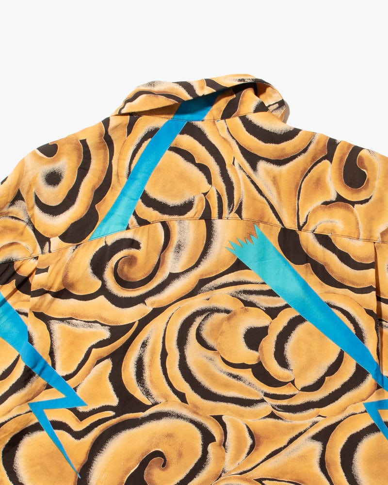 Japanese Repro Shirt, Aloha Long Sleeve, Pherrow's Brand, Wind and Lightning - L - Image 3