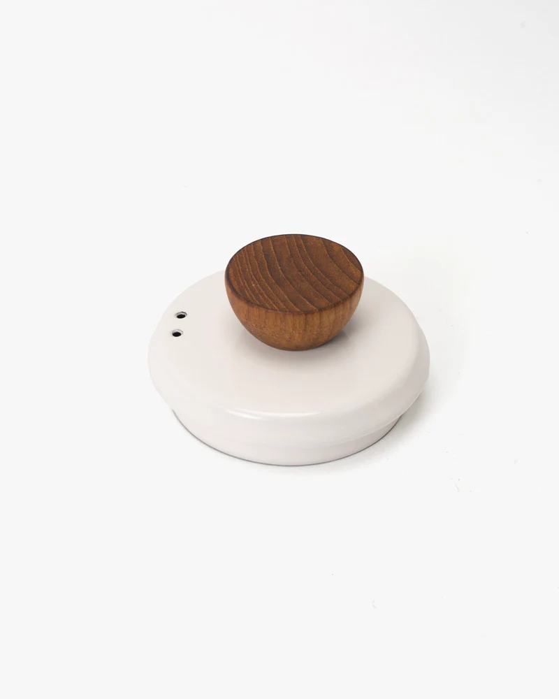 Hario, "Bona" Enamel Pour Over Coffee Kettle, White - Image 6
