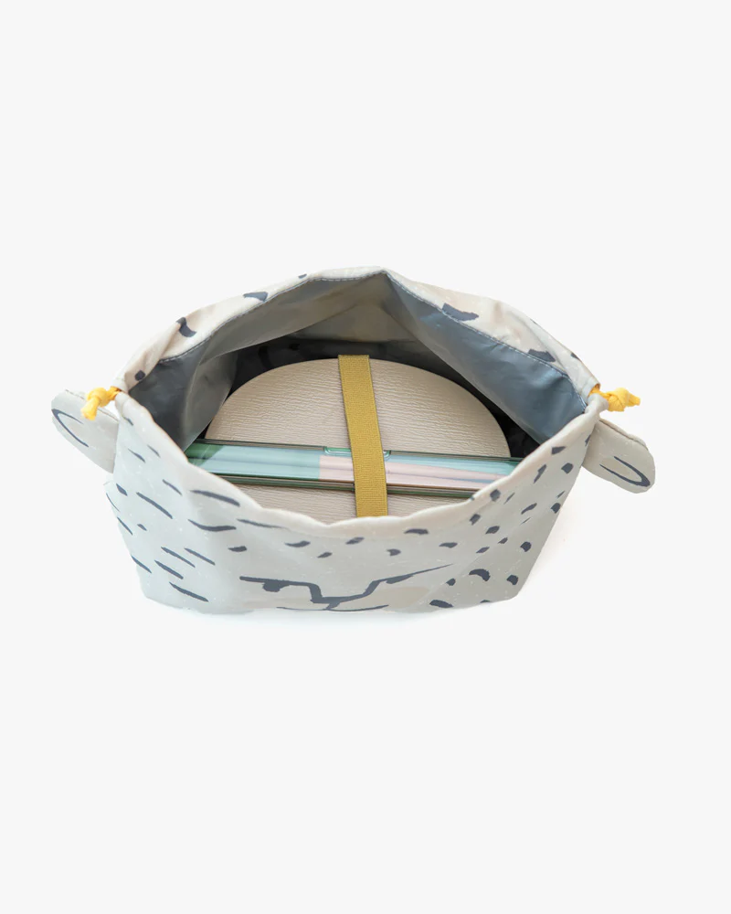Lunch Bag/Kinchaku, Bisque, Momonga Series - Image 2