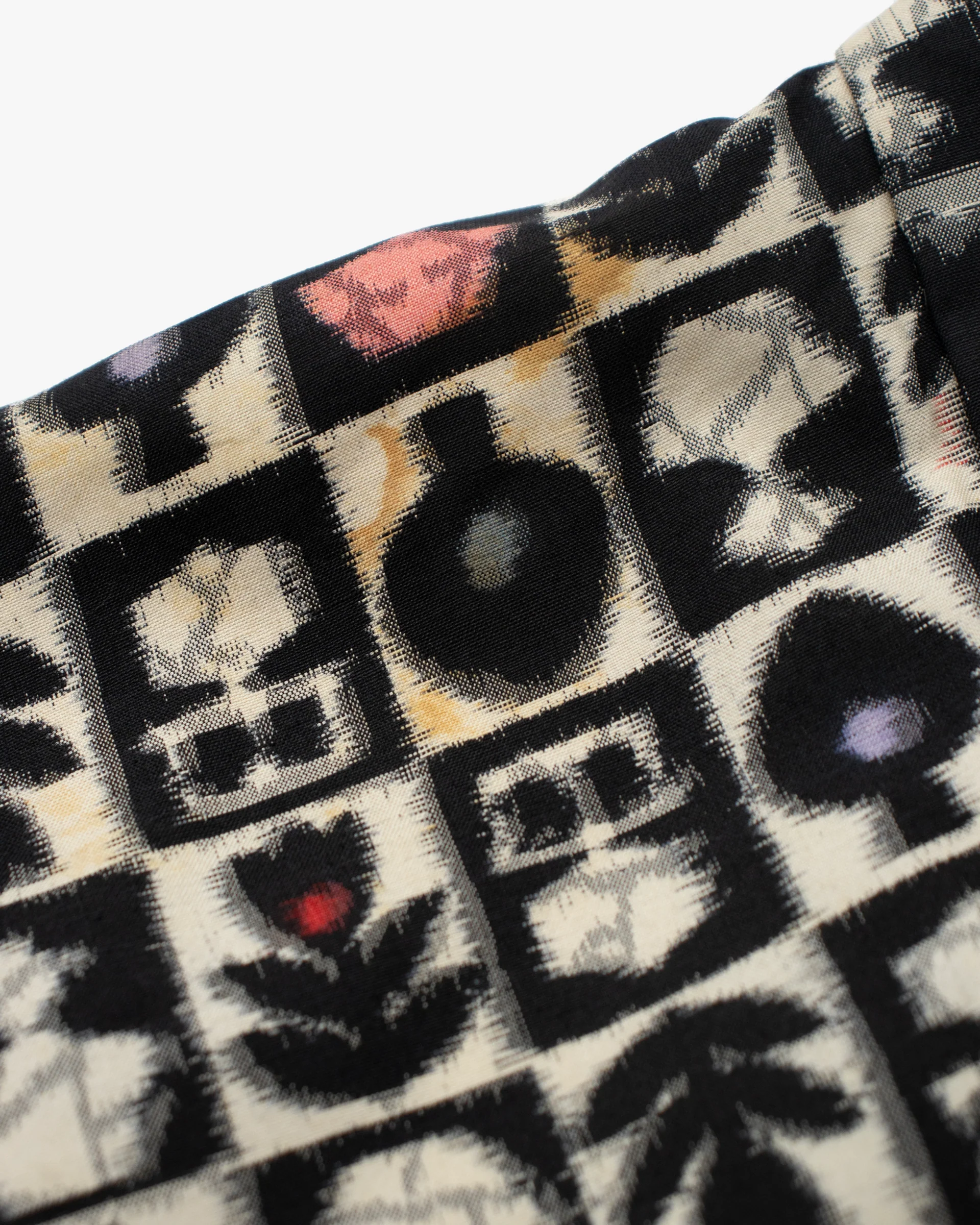 Kiriko Custom, Altered Haori Jacket, Meisen, Abstract Multi Pattern - Image 10