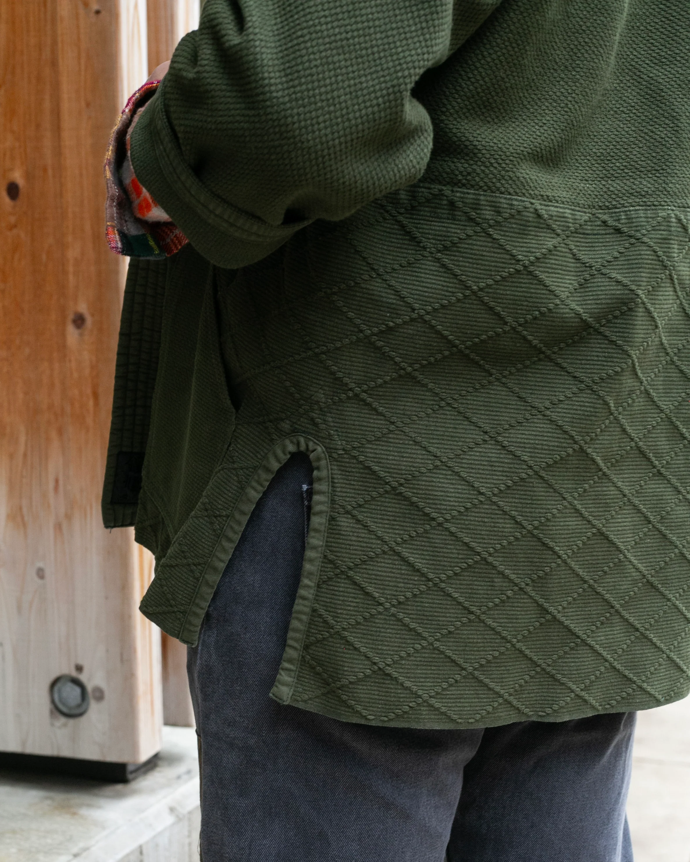 Kiriko Custom Dyed Kendogi Jacket with Pockets, Aimirucha, Style A - Image 7