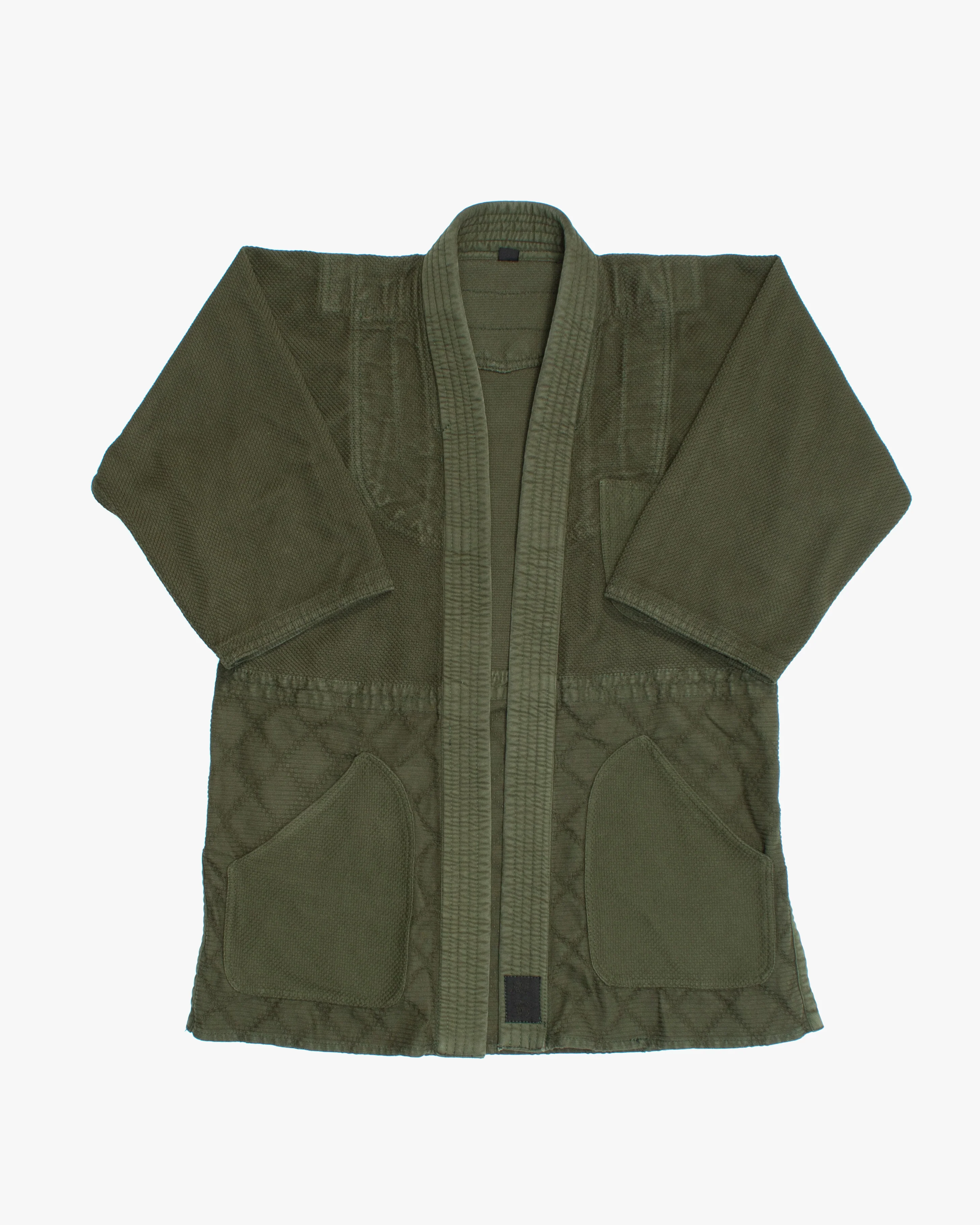 Kiriko Custom Dyed Kendogi Jacket with Pockets, Aimirucha, Style A - Image 8