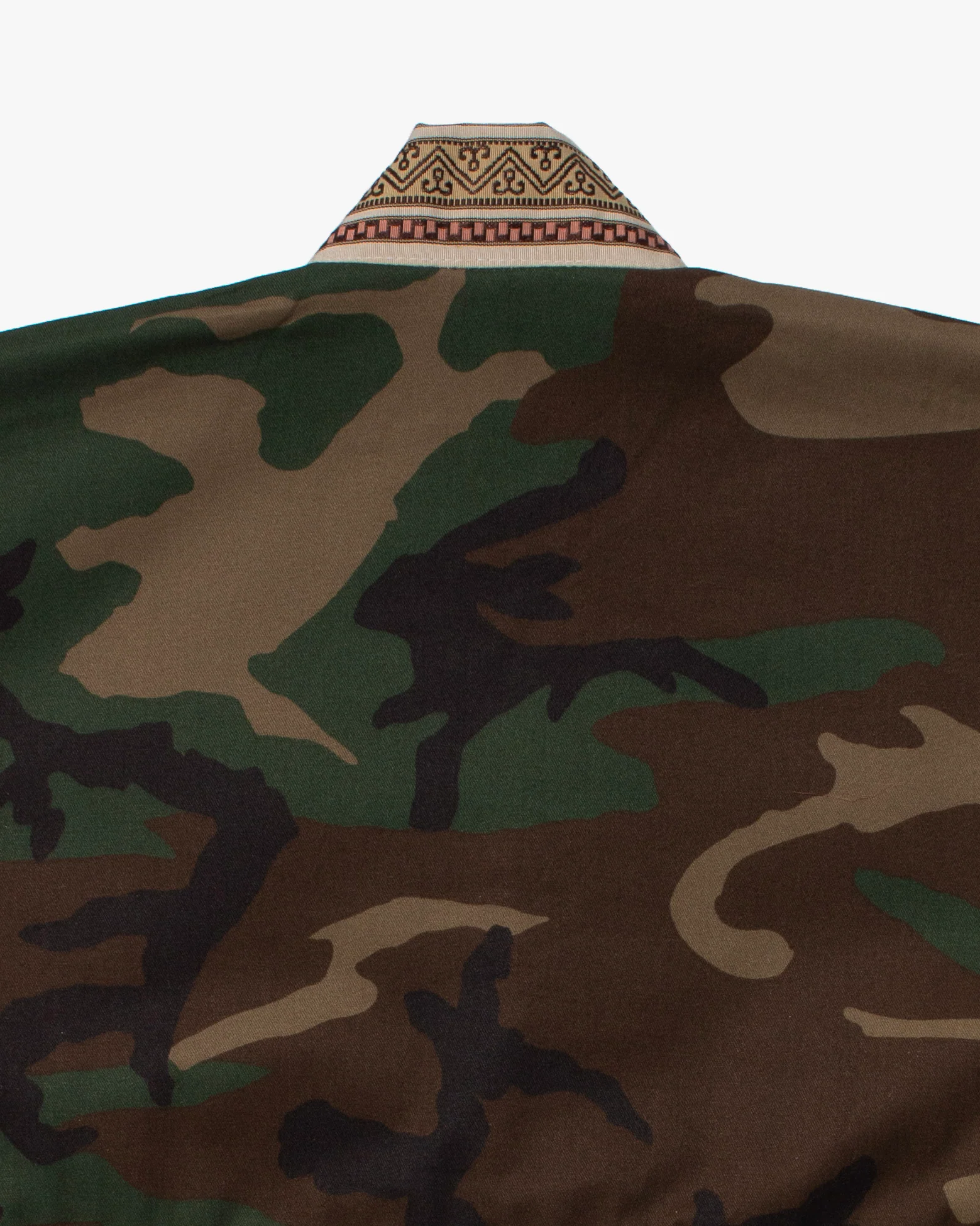 Kiriko Custom Military Jacket, Camo Patched, Pheasant - Image 5