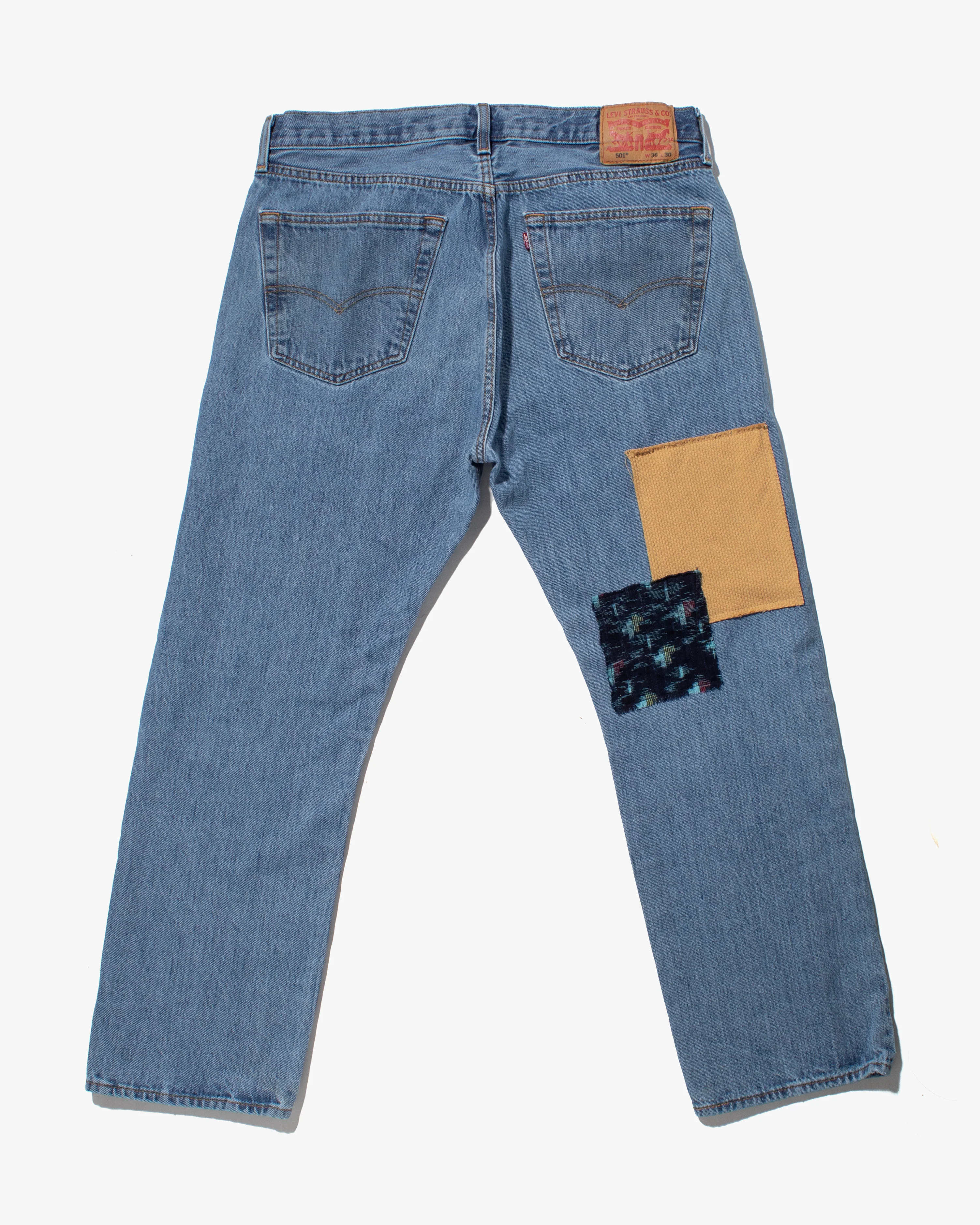 Kiriko Custom Patched Denim Jeans, 8 - Image 3