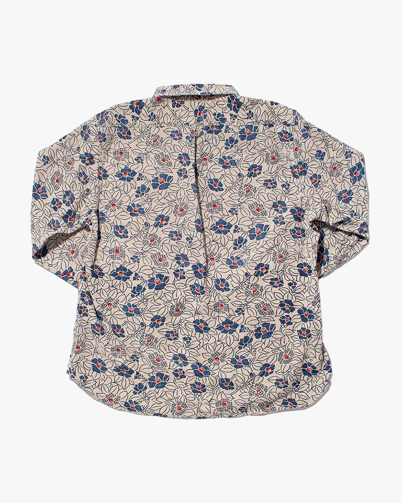 Kiriko Original Button-Up Shirt, Long Sleeve, Cream Tsubaki - Image 6
