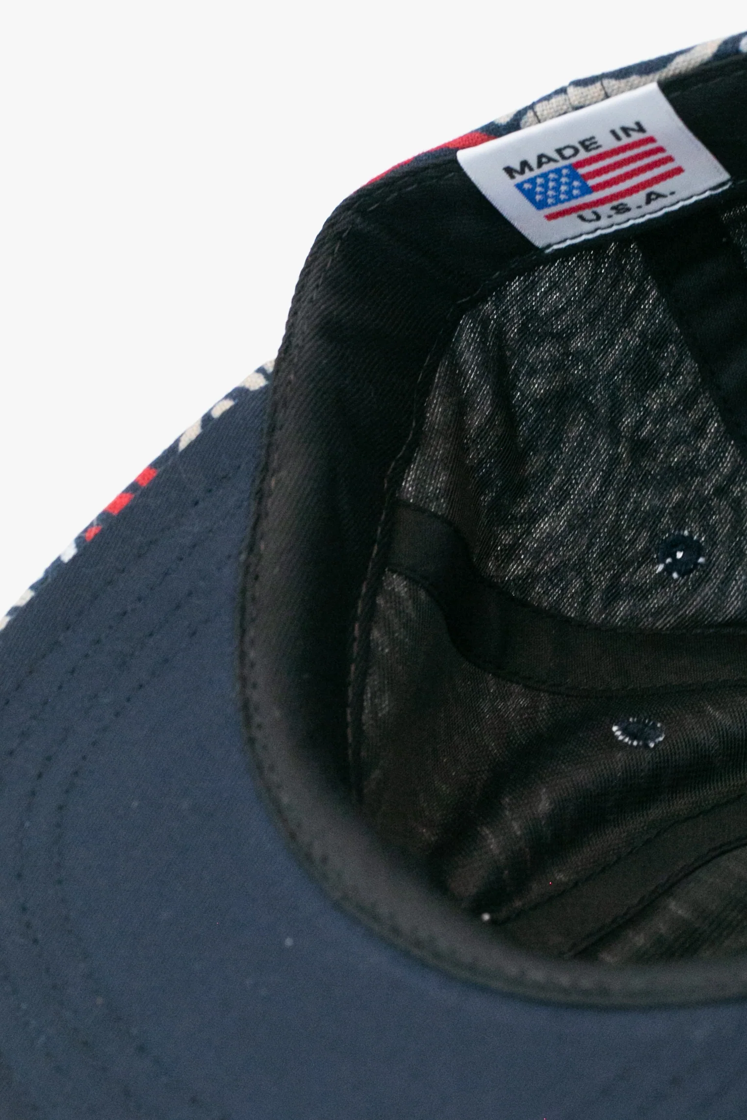 Kiriko Original Cap, 6-Panel Indigo Seigaiha with Solid Indigo Underbill - Image 7
