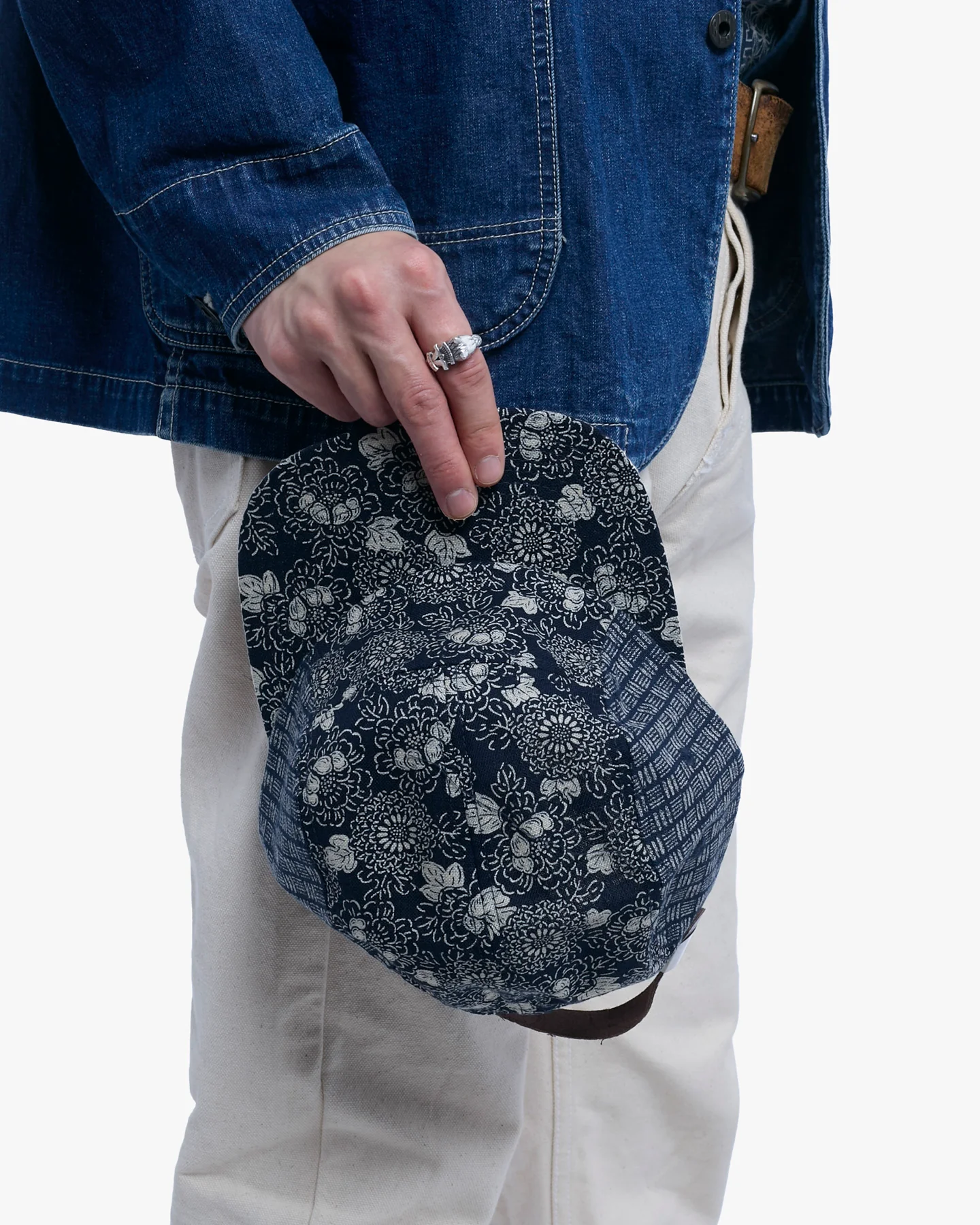 Kiriko Original Cap, Two Tone, Chrysanthemum, Peony and Basket Weave