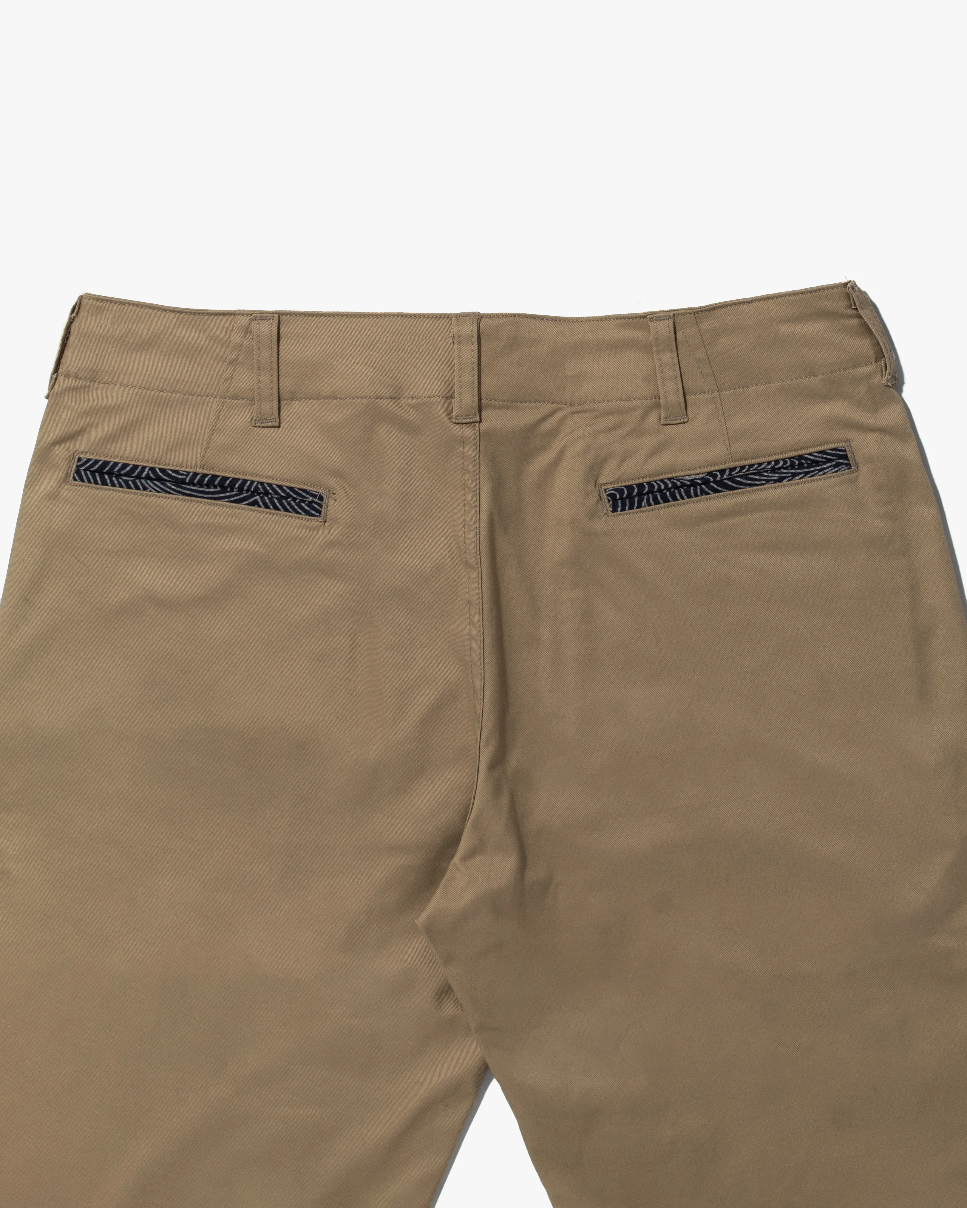 Kiriko Original Officer Trousers, 7.5 oz. Stretch Twill Chino - Khaki - Image 10