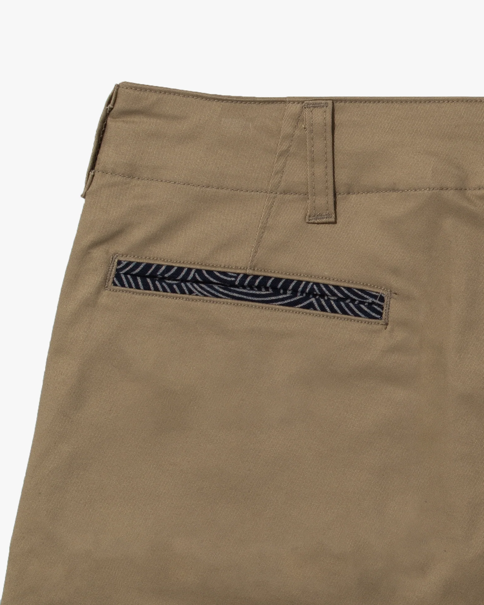 Kiriko Original Officer Trousers, 7.5 oz. Stretch Twill Chino - Khaki - Image 9