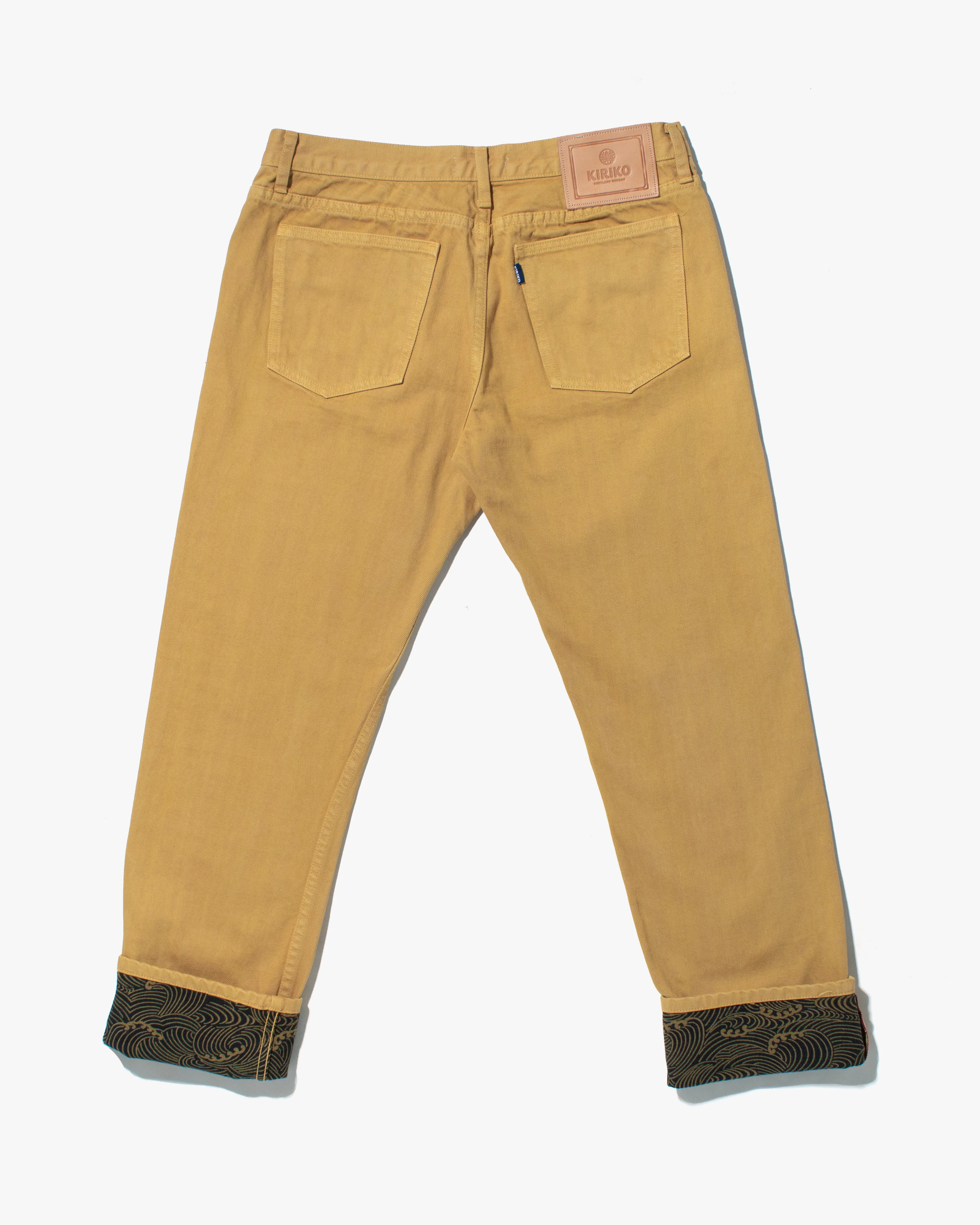 Kiriko Original Denim Jeans, US Made Custom Dyed Premium Selvedge, Ochiba-Iro, Nami - Image 9