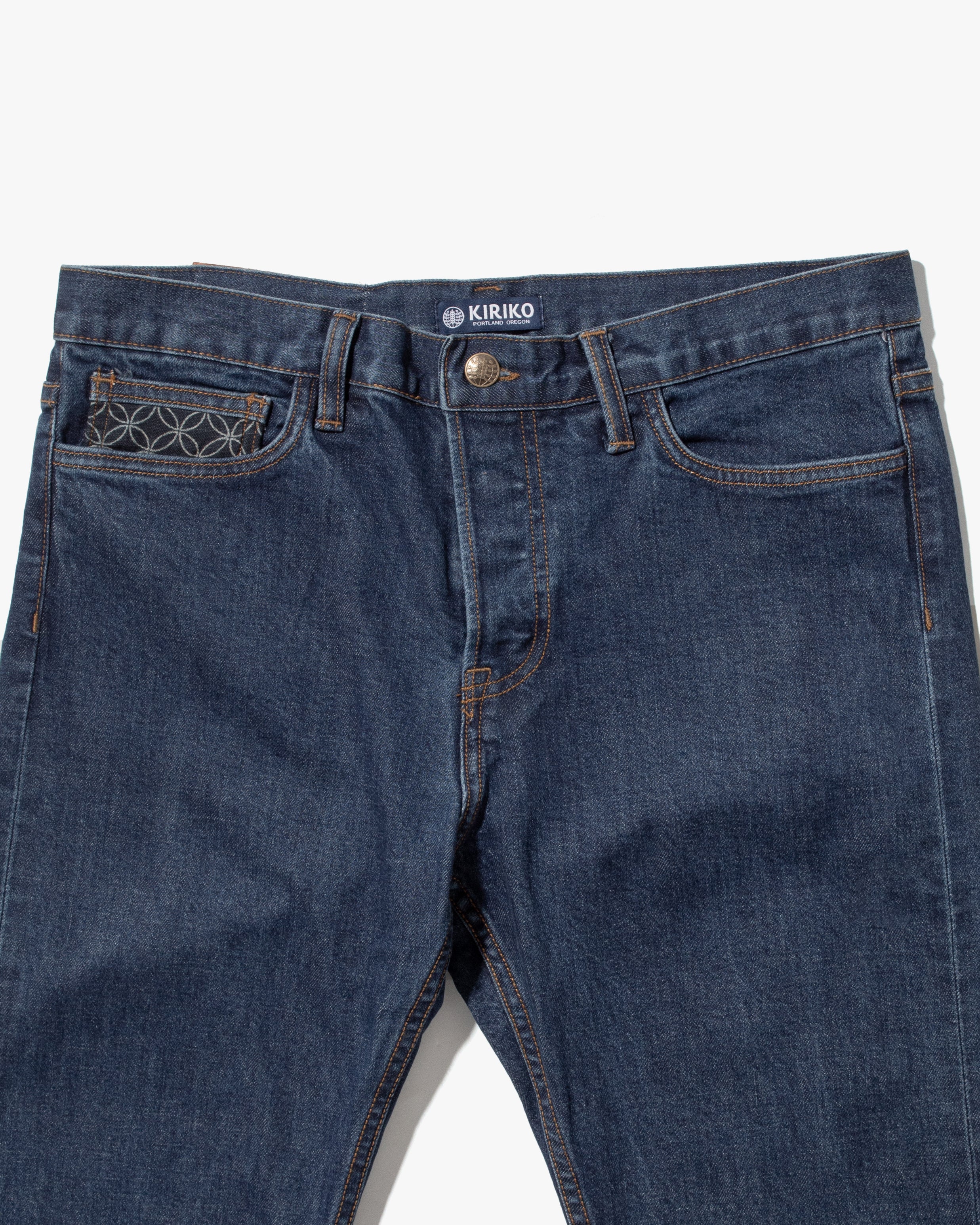 Kiriko Original Denim Jeans, US Made 12.5 oz. Premium Selvedge, One Wash, Shippou - Image 4