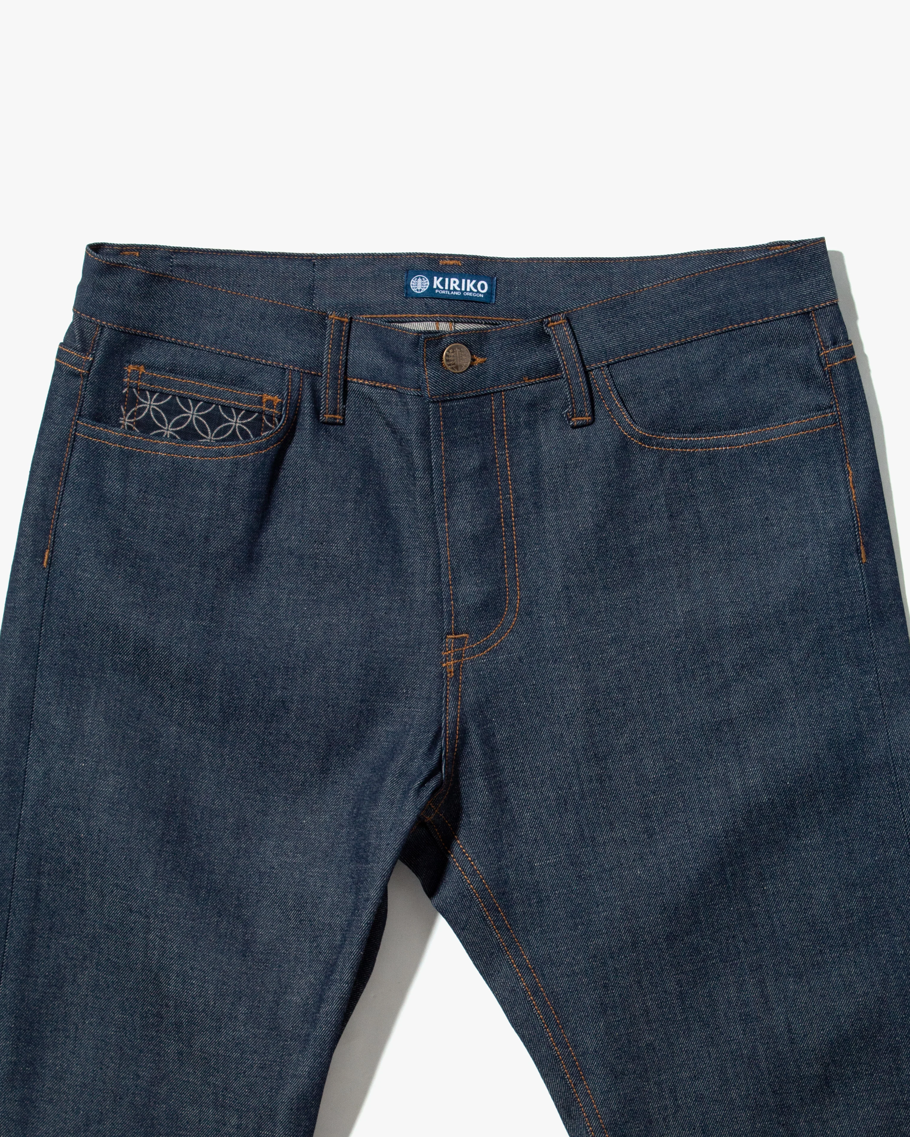 Kiriko Original Denim Jeans, US Made 12.5 oz. Premium Selvedge, Raw, Shippou - Image 4