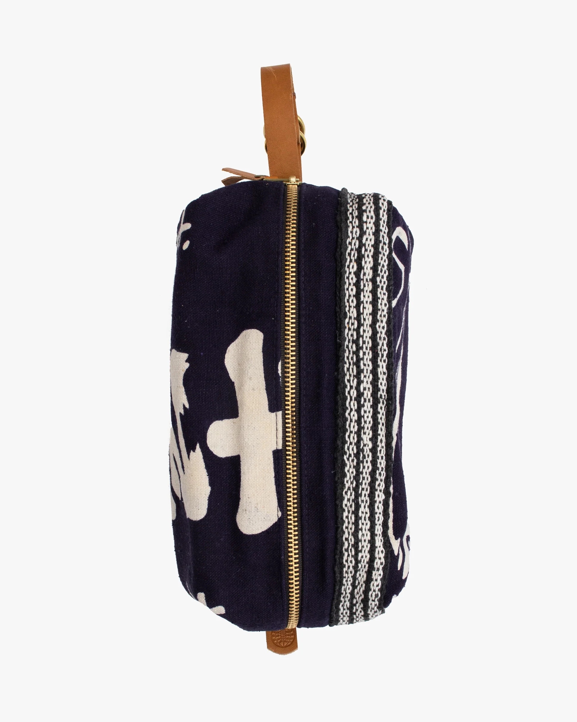 Kiriko Original Dopp Kit, Maekake, Dark Indigo with White Belt - Image 4