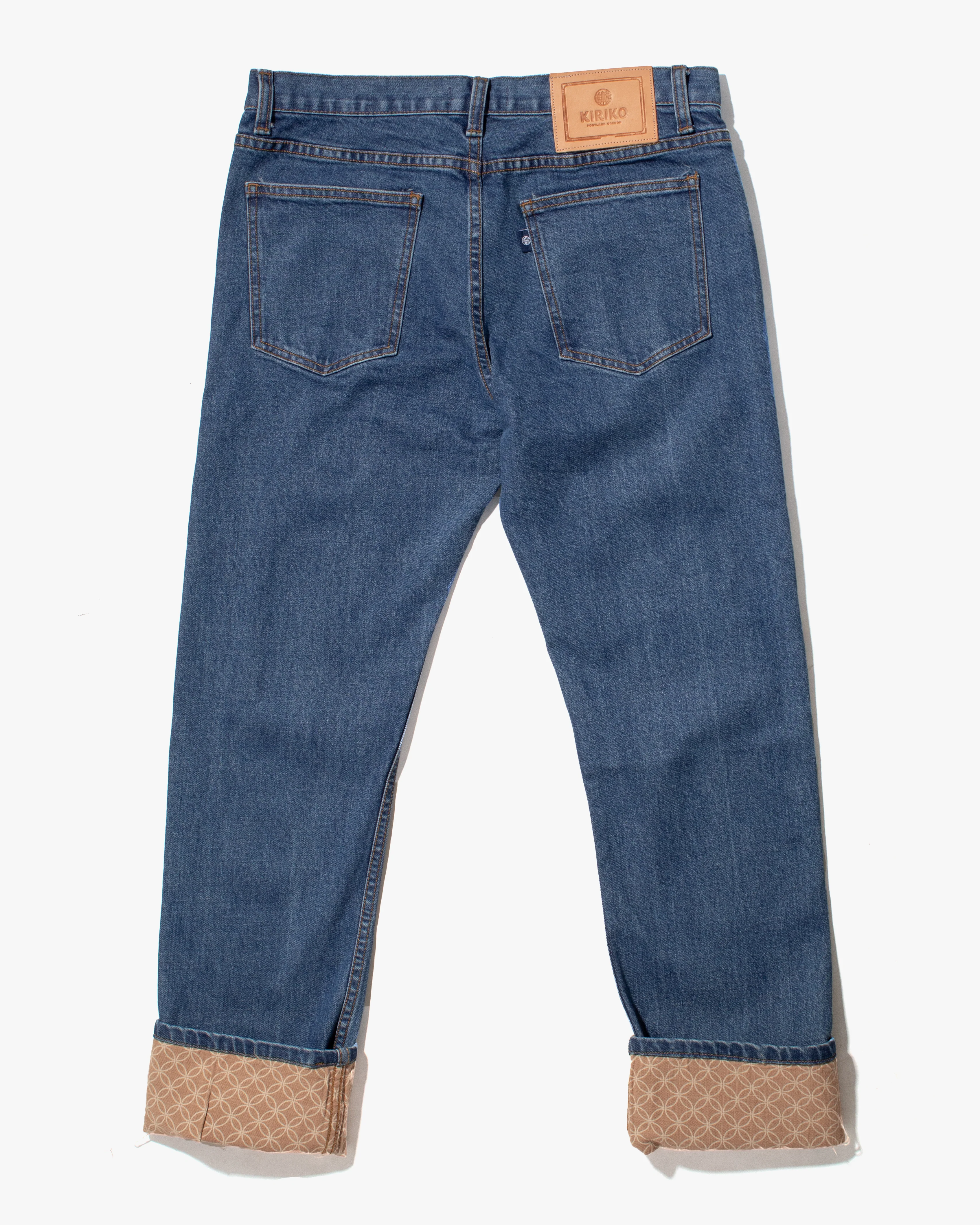 Kiriko Original Denim Jeans, US Made 12.5 oz. Premium Selvedge, Bleach Wash, Shippou - Image 6