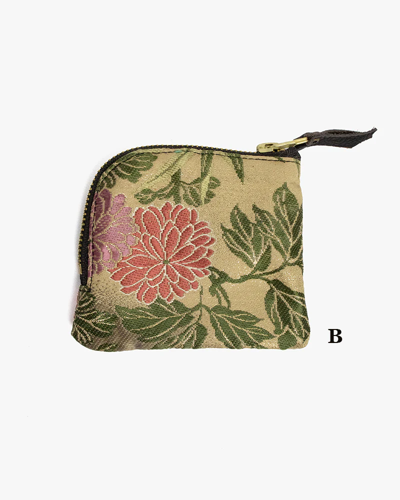 Kiriko Original Obi Zipper Wallet, Gold and Multicolor - Image 9