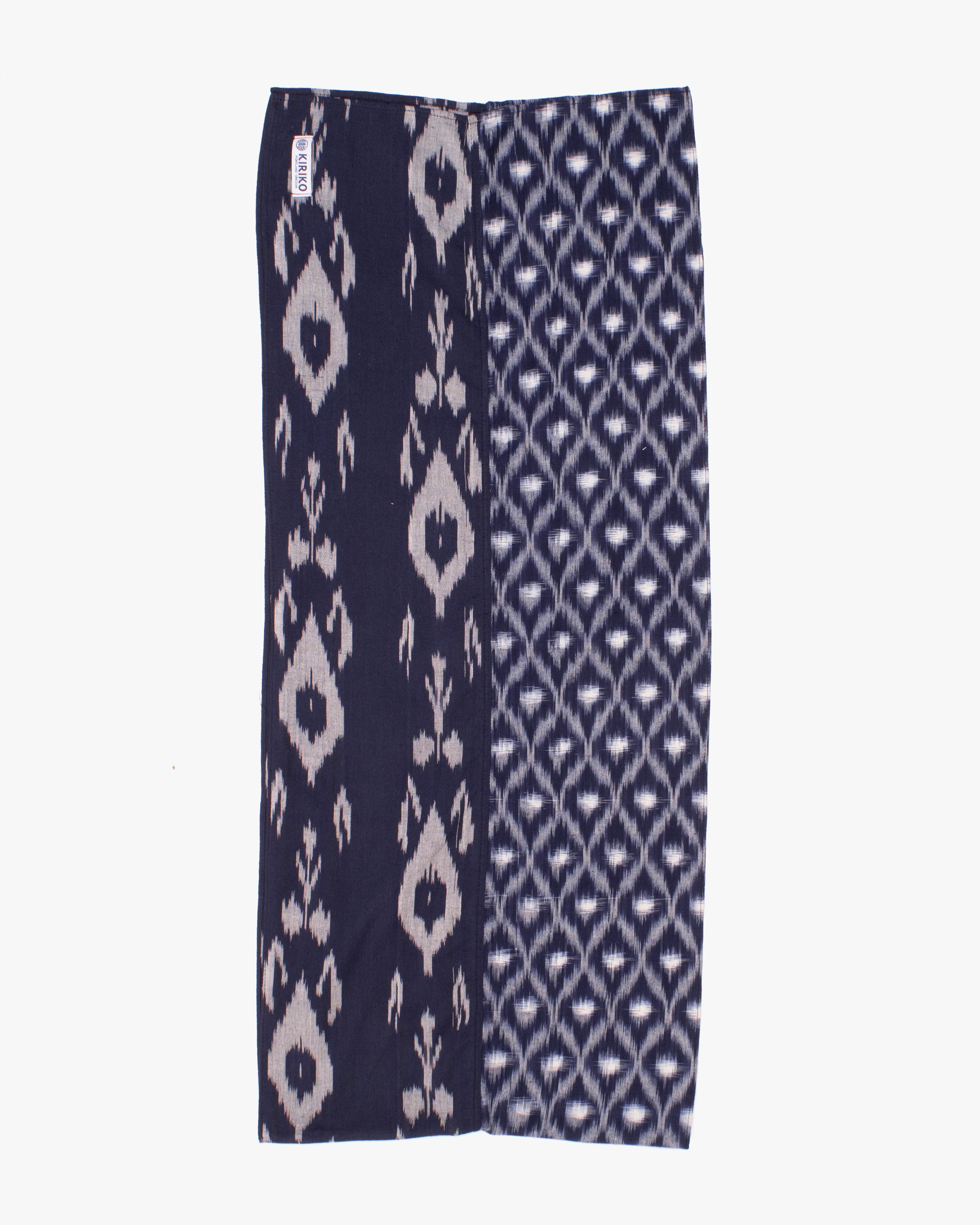 Kiriko Original Scarf, Double Split, Indian Kasuri, #1 - Image 3