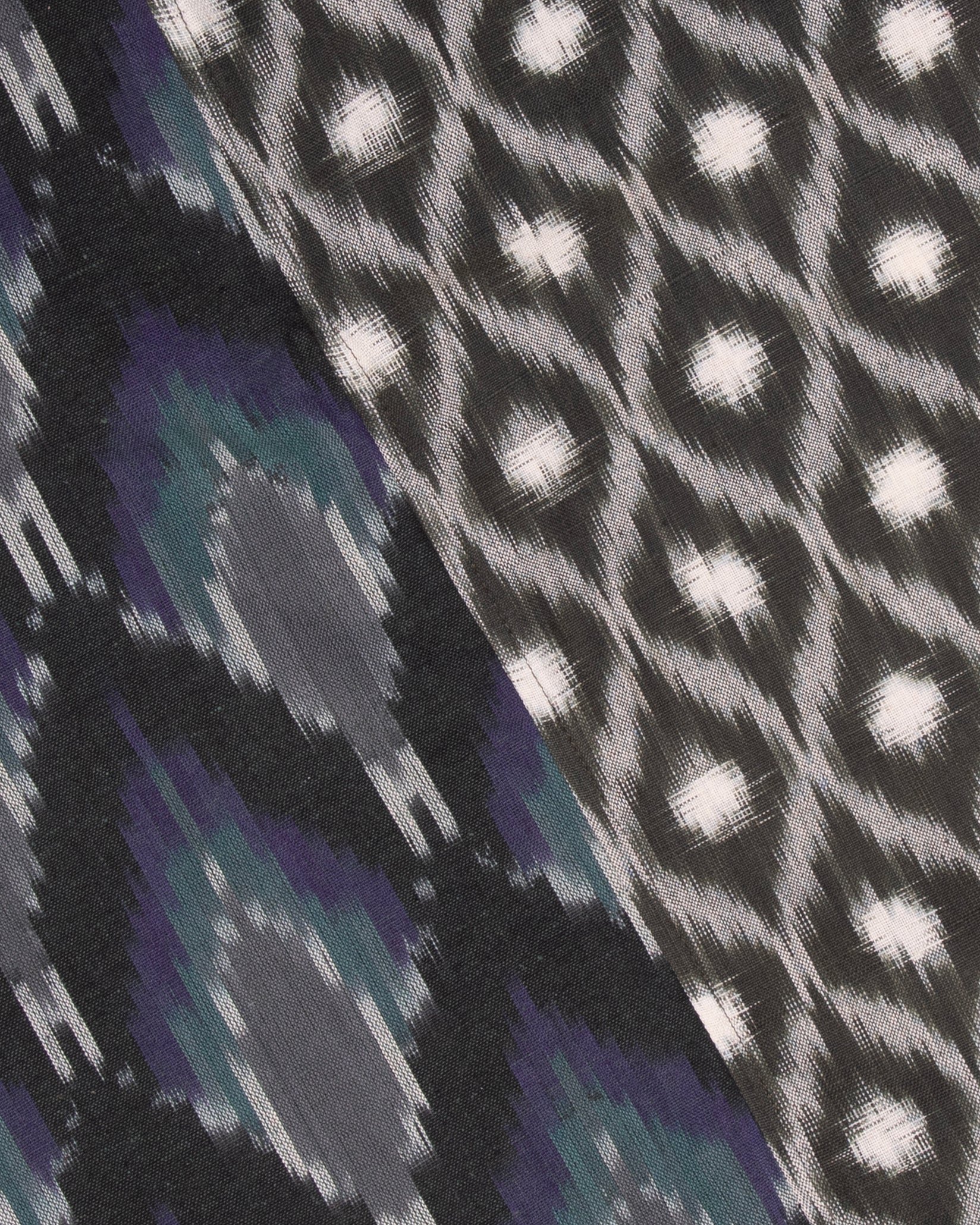 Kiriko Original Scarf, Double Split, Indian Kasuri, #4 - Image 3