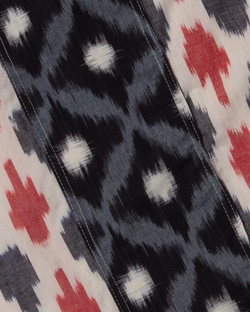 Kiriko Original Scarf, Triple Split, Indian Kasuri, #8 - Image 4
