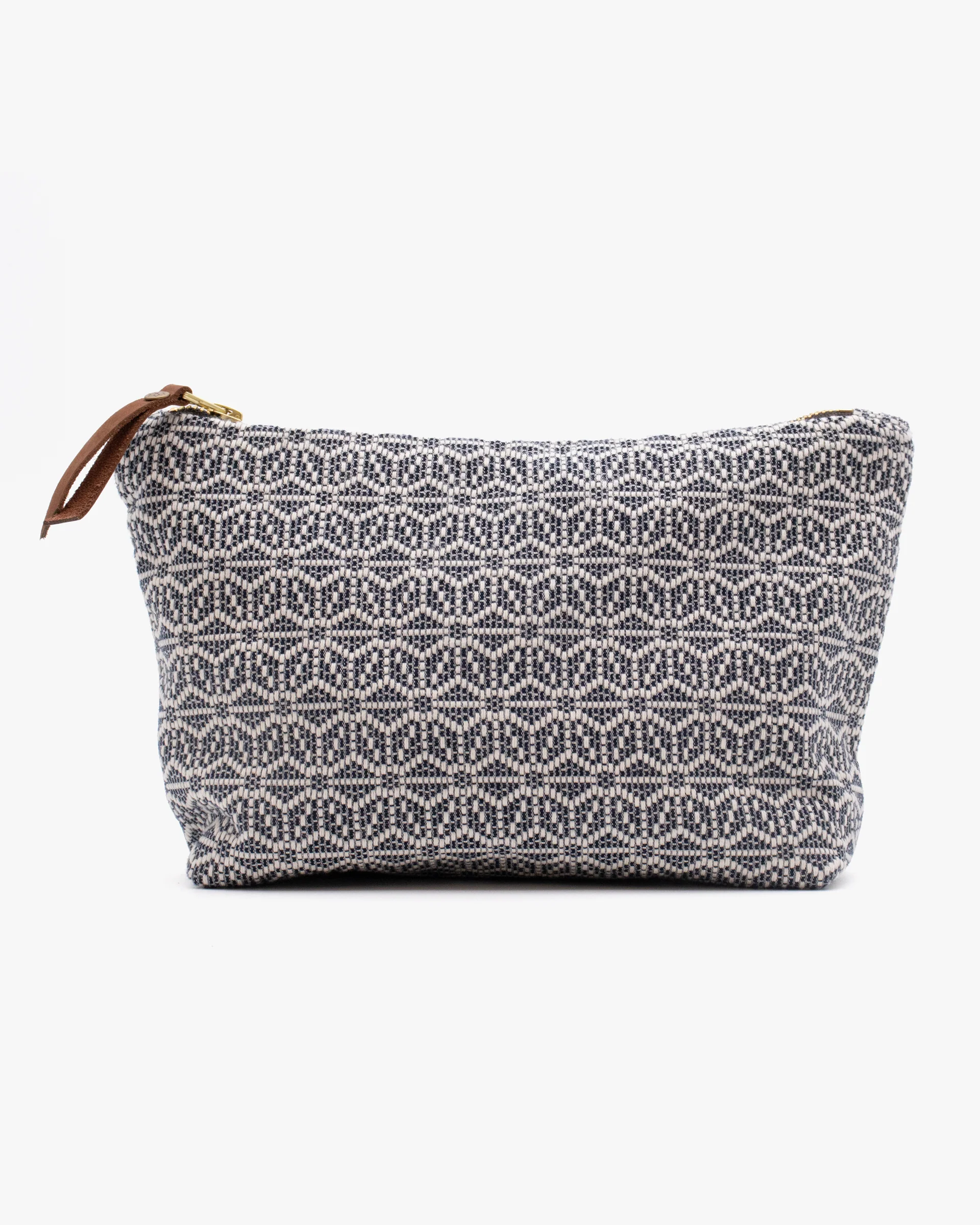 Kiriko Original Stand-Up Pouch, Kogin Asanoha, Indigo and White - Image 5