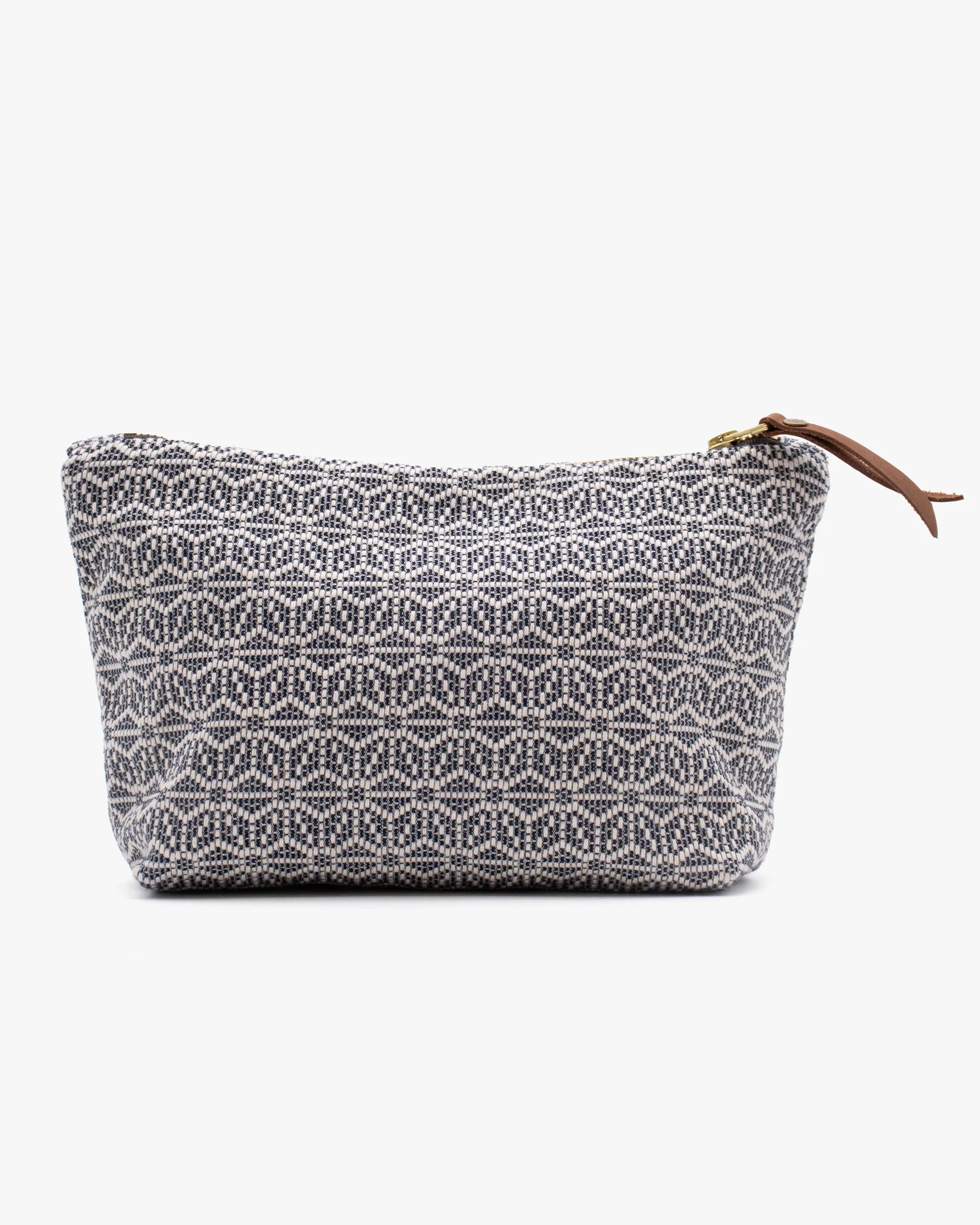 Kiriko Original Stand-Up Pouch, Kogin Asanoha, Indigo and White - Image 6