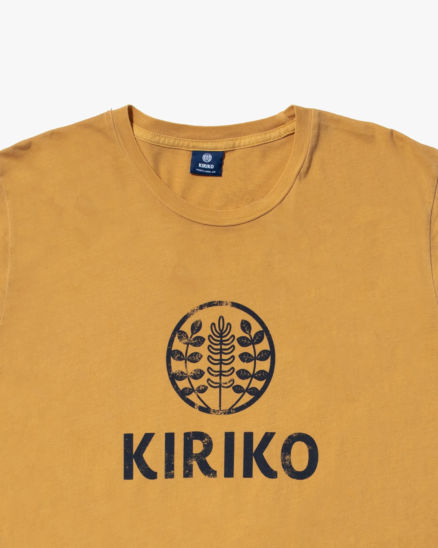 Kiriko Original Tee, 6oz Cotton, Printed Logo, Sunflower - Image 5