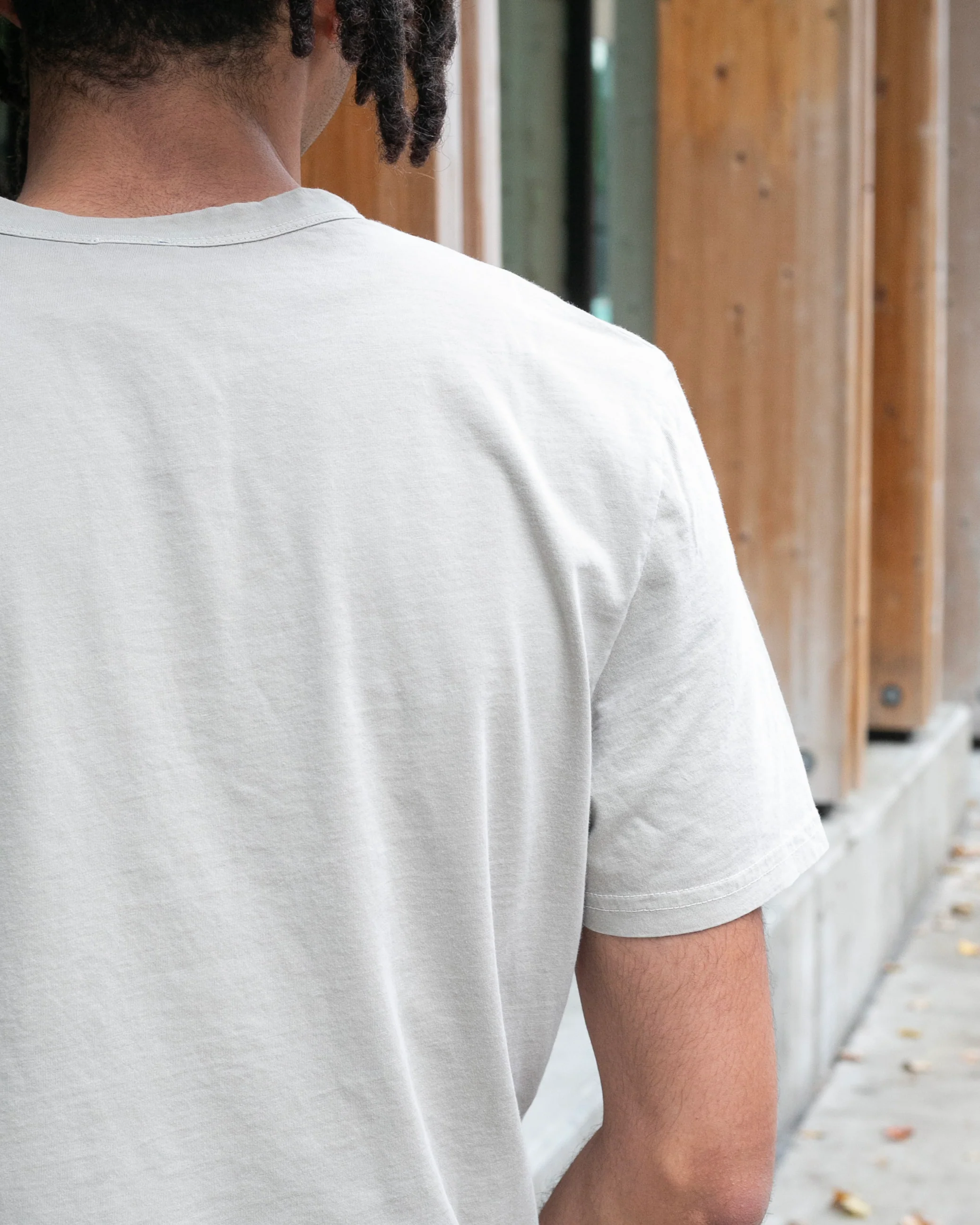 Kiriko Original Tee, 6 oz Cotton, Printed Logo, Latte - Image 4