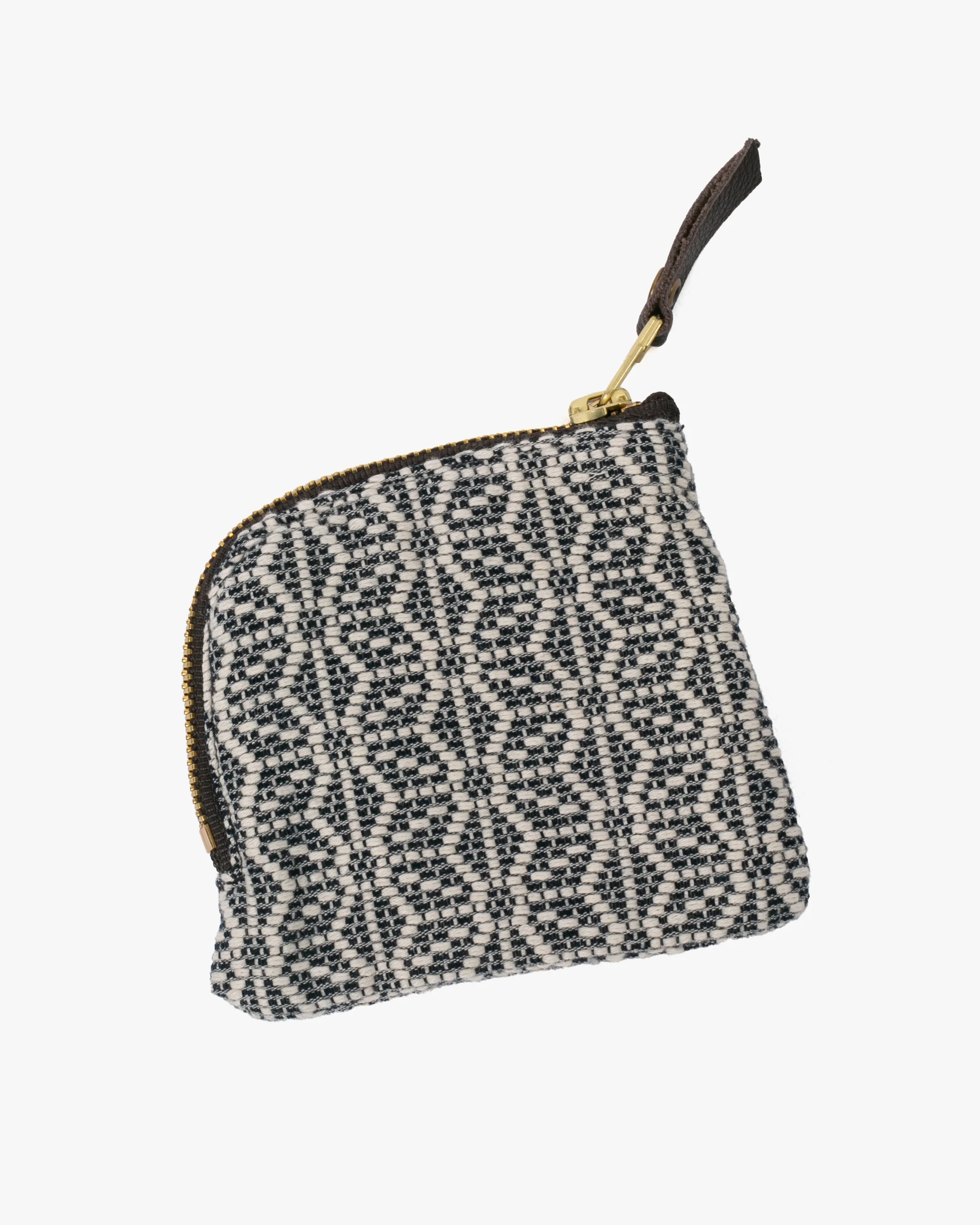 Kiriko Original, Zipper Wallet, Indigo and White, Kogin Sashiko Asanoha - Image 2