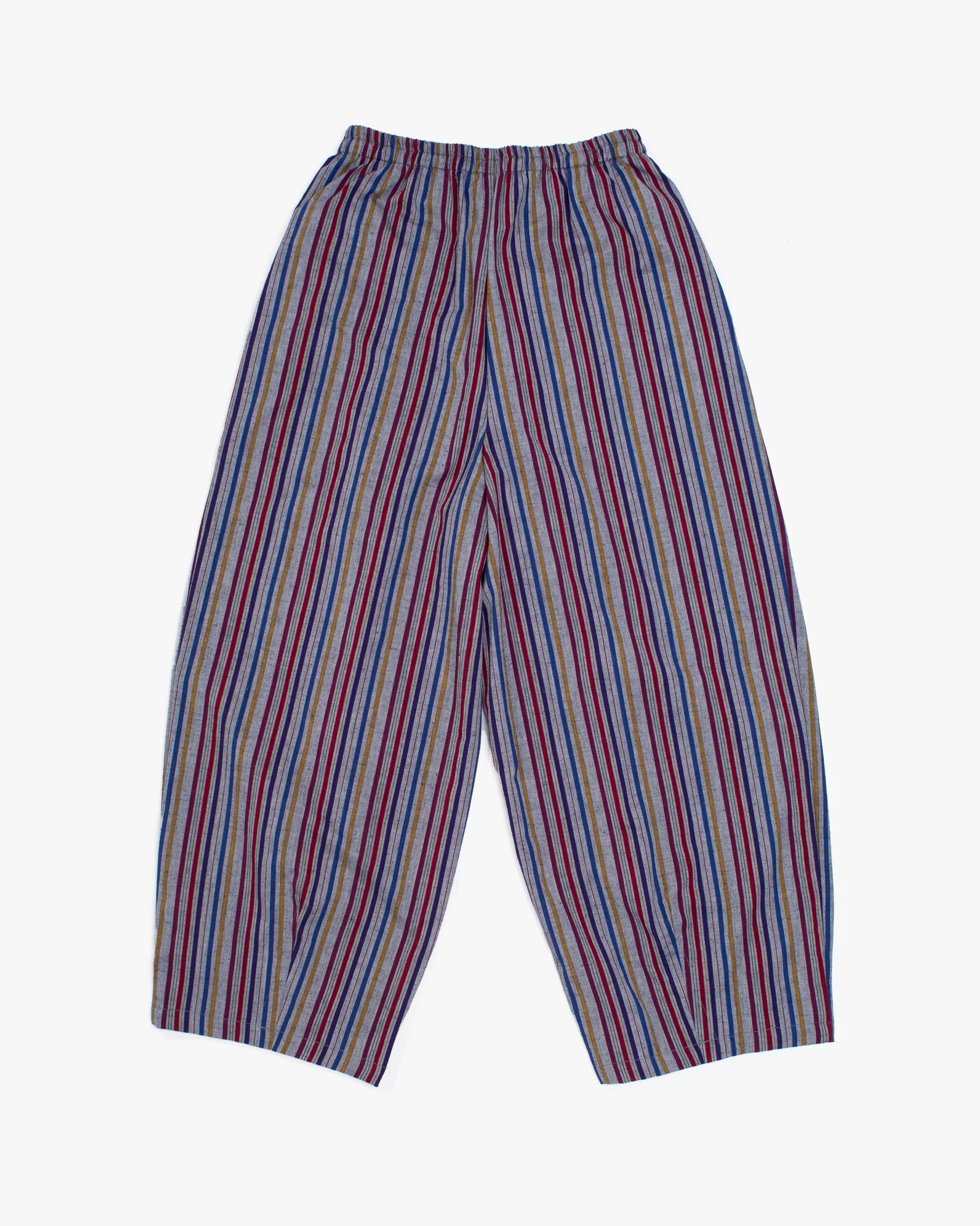 Kiriko x ToK, Lantern Pants, Kurume Weave, Multi Color - Image 8