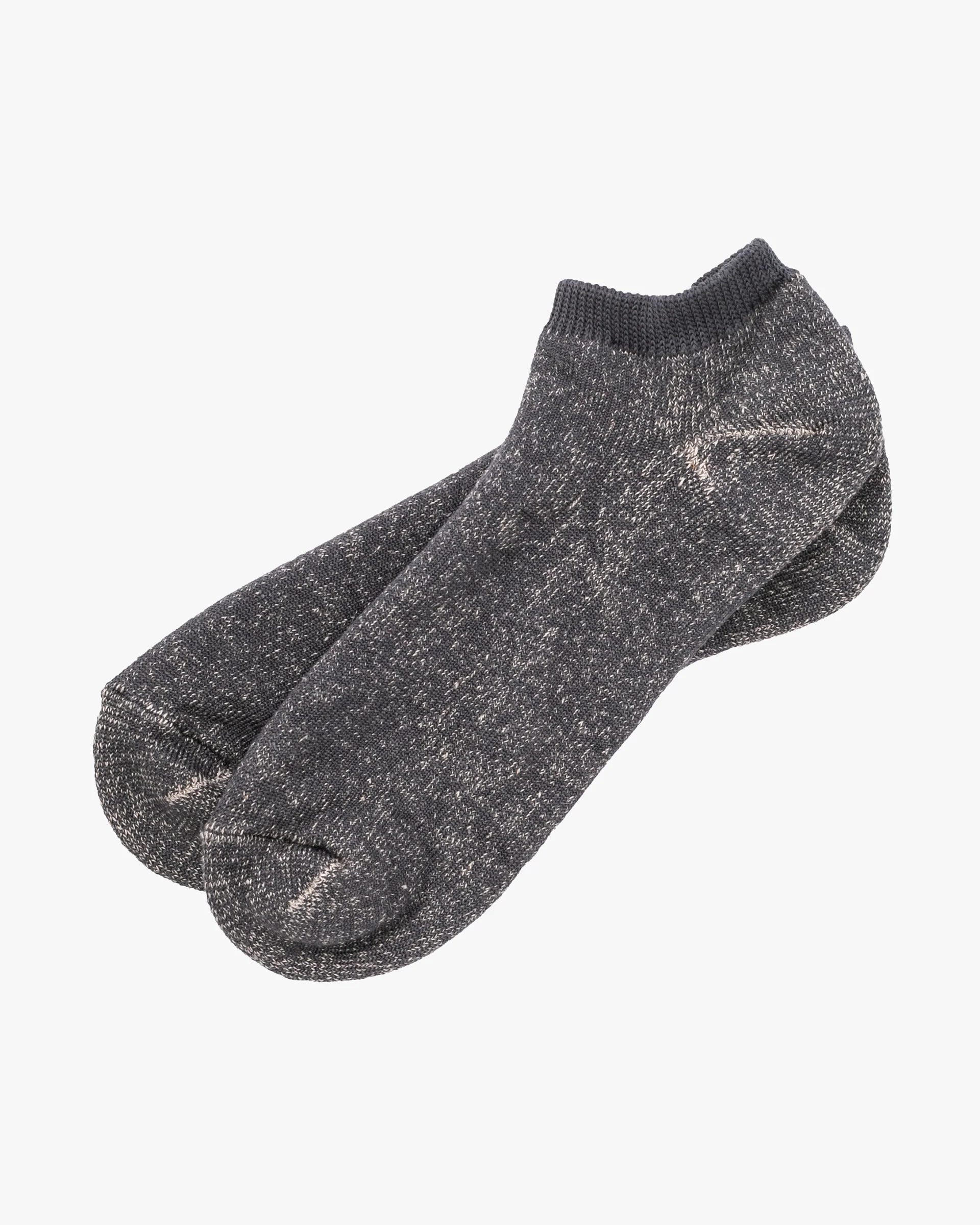 Knitwin, Anklet Socks, Linen Cotton Pile, Sampo Charcoal - Image 3