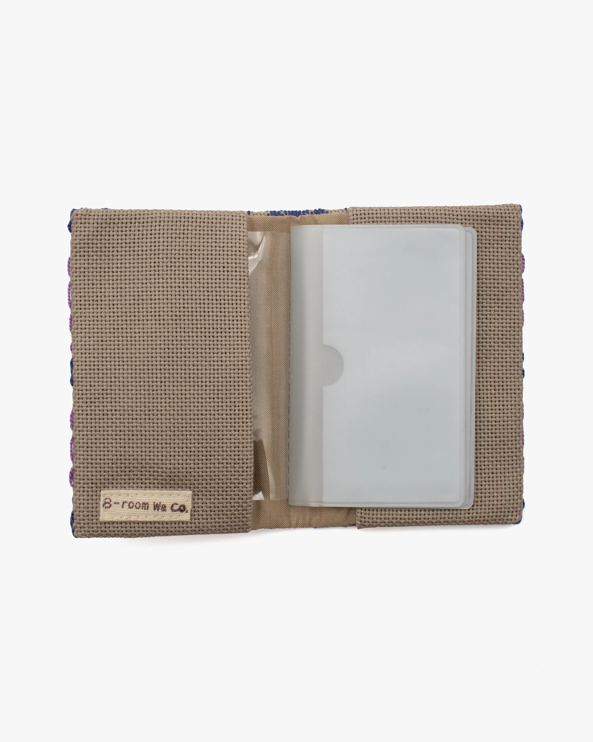 Kogin Sashiko Card Case, Kind Offer, Geometric Pattern - Image 14