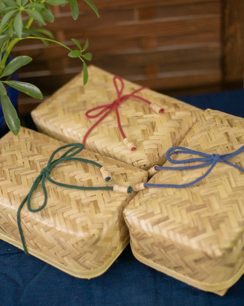 Kokoro Original, Woven Bamboo Bento Box - Image 4