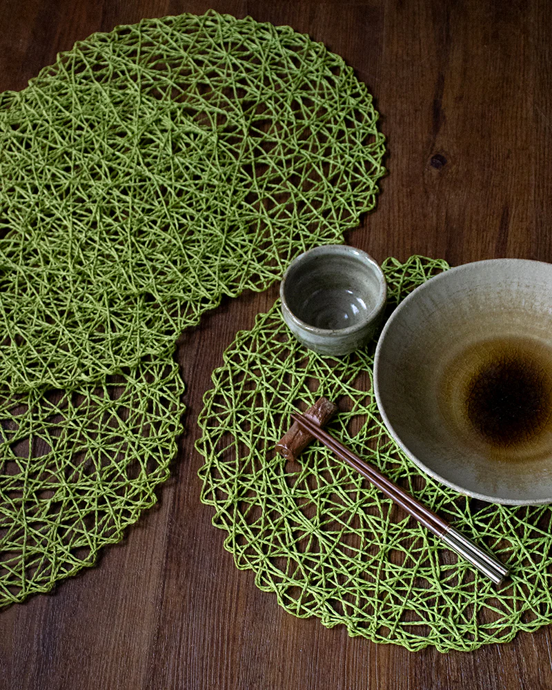 Kokoro Original, Lime Green Placemat - Image 2