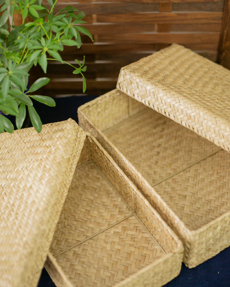 Kokoro Original, Woven Bamboo Box - Image 3