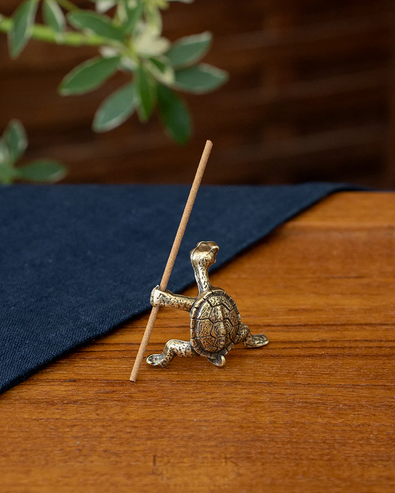 Kung Fu Turtle Incense Holder