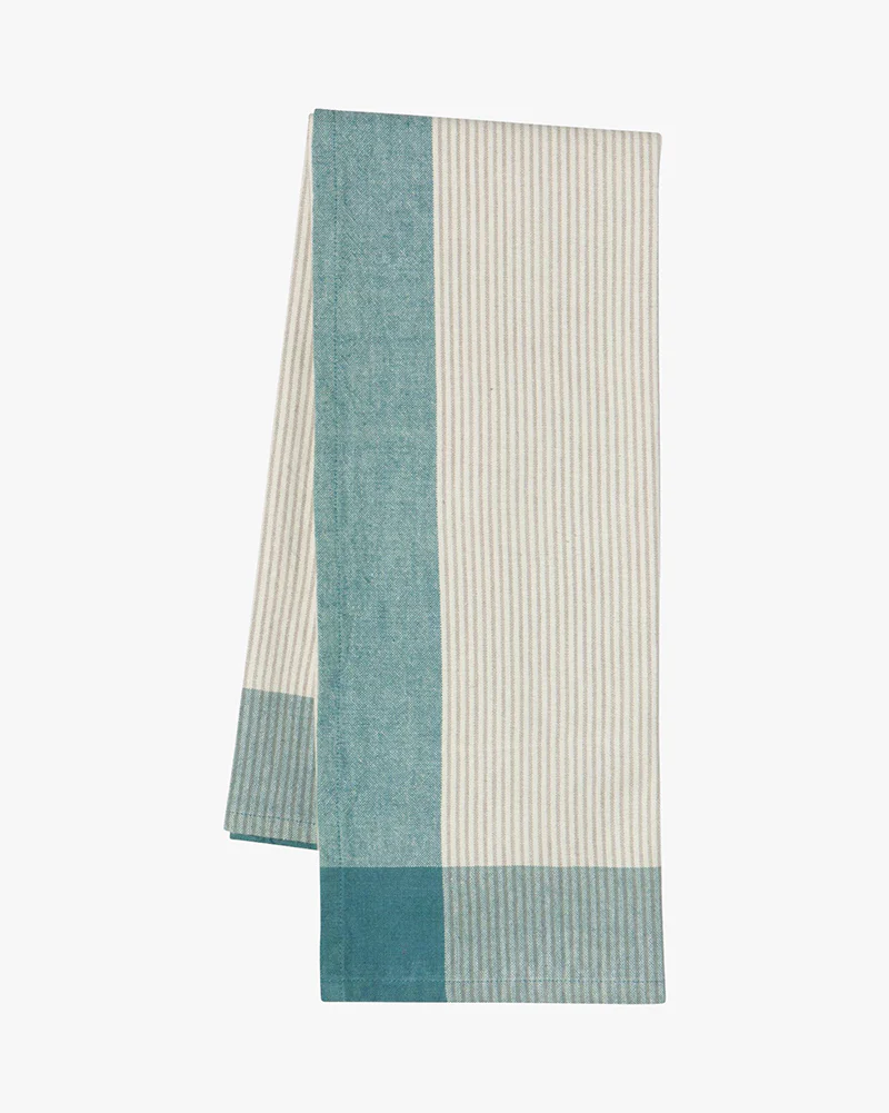 Danica Heirloom, Lagoon Array Stripe Dishtowel, Set of 2 - Image 2