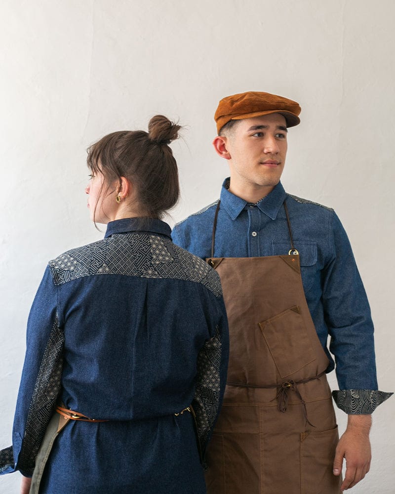 Kiriko Original Shirt, Long Sleeve Button-Up, Denim Workshirt, Nami - Image 11