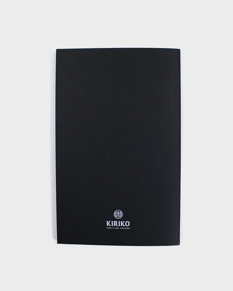 Kiriko Original Lined Notebook, Black Karakusa - Image 2