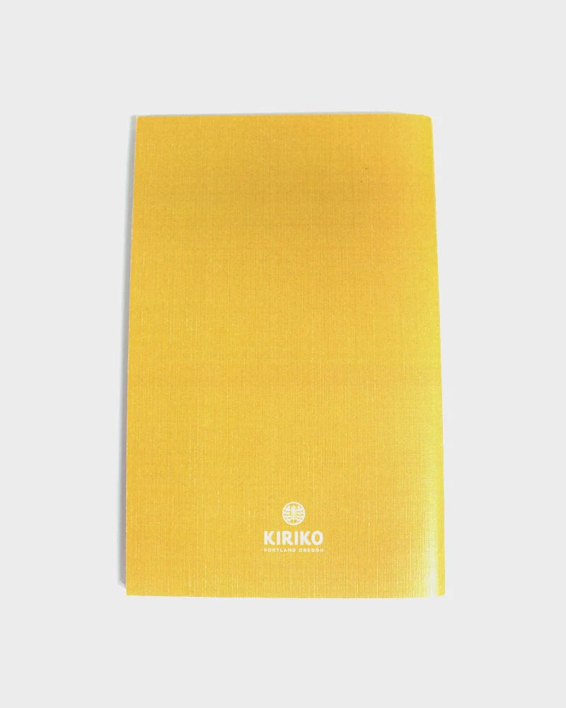 Kiriko Original Lined Notebook, Yellow Shippou - Image 4