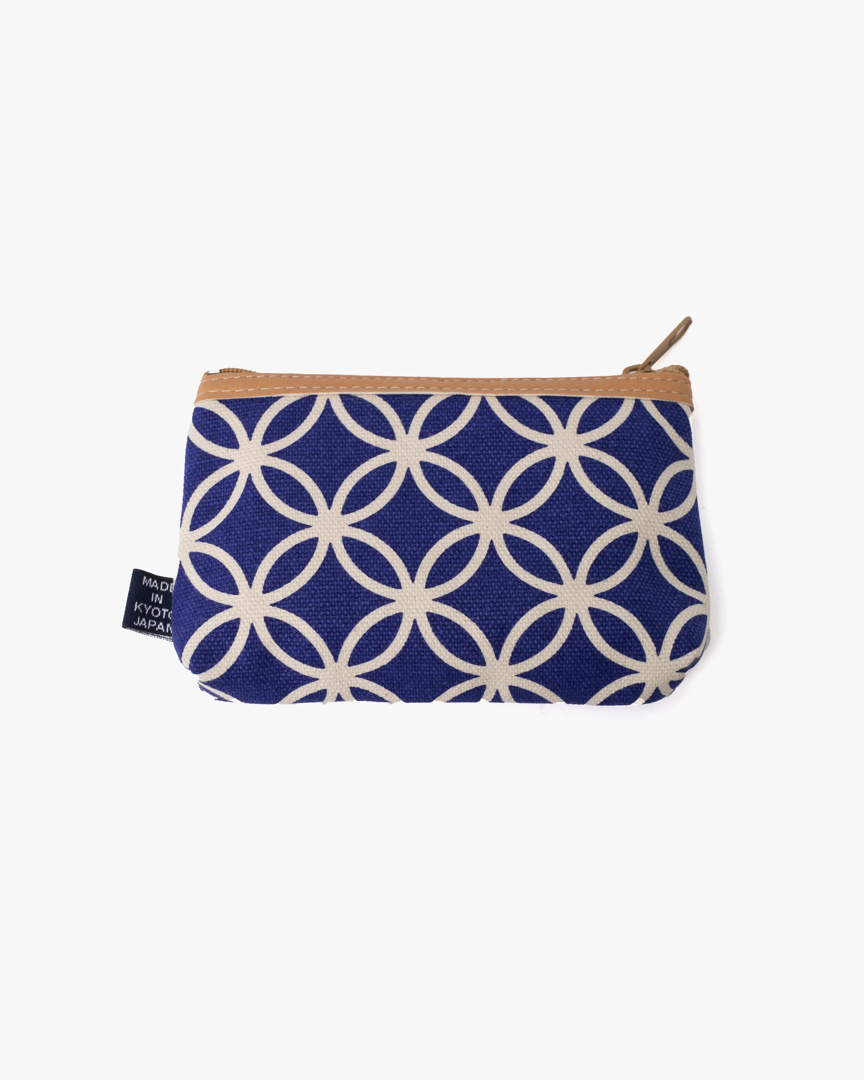 Maple & Moon Bag, Coin Pouch, Blue Shippou - Image 2