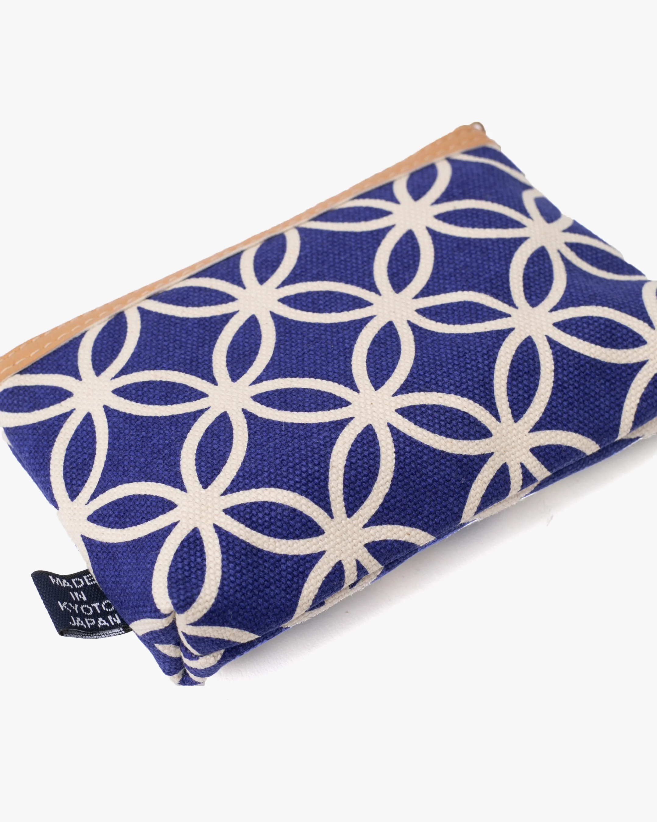Maple & Moon Bag, Coin Pouch, Blue Shippou - Image 3