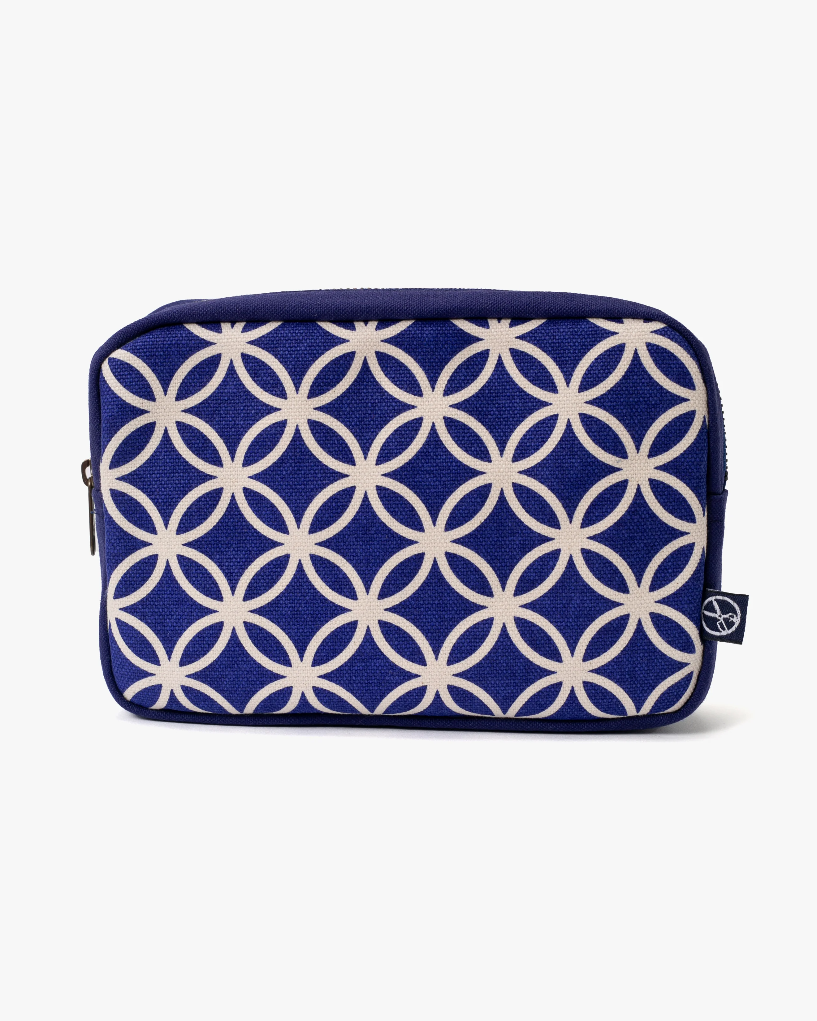 Maple & Moon Bag, Pouch, Blue Shippou - Image 2