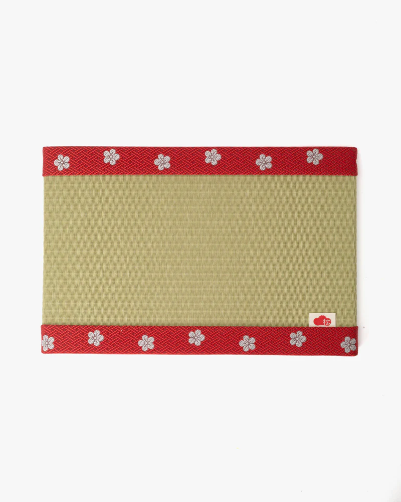 Matsuba Tatami, Large Tatami Mat, New Year Red - Image 2