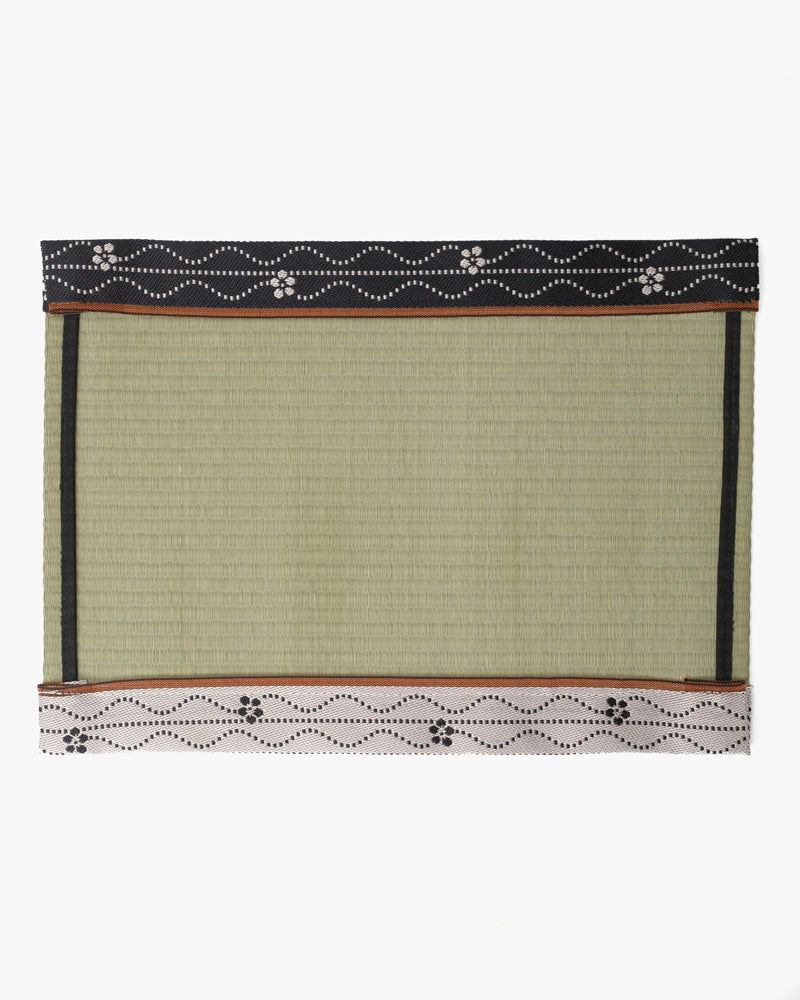 Matsuba Tatami, Table Mat, Black and White - Image 3