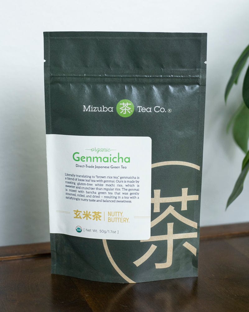 Mizuba Tea, Loose Leaf, Genmaicha Green Tea - Image 2